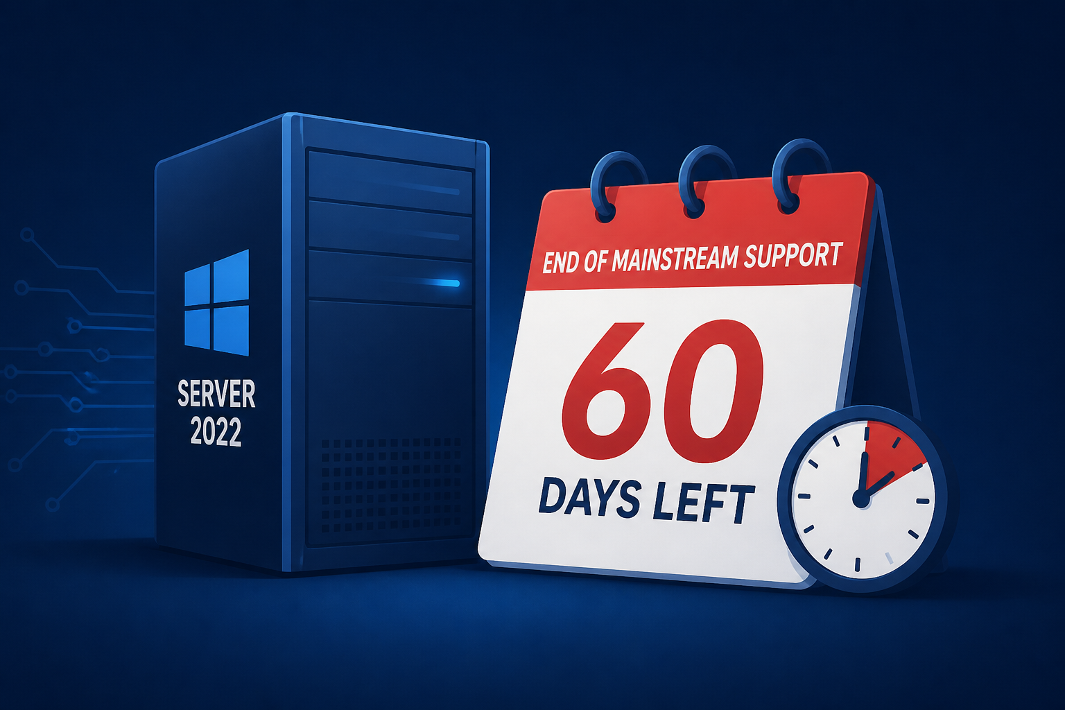 Windows Server 2022 reaches end of mainstream support in 60 days