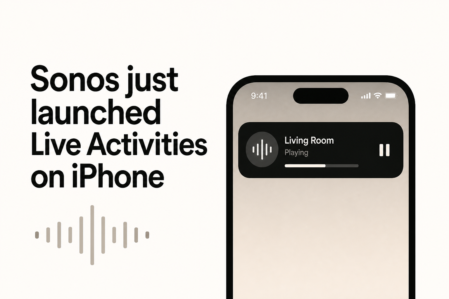 Sonos just launched Live Activities on iPhone