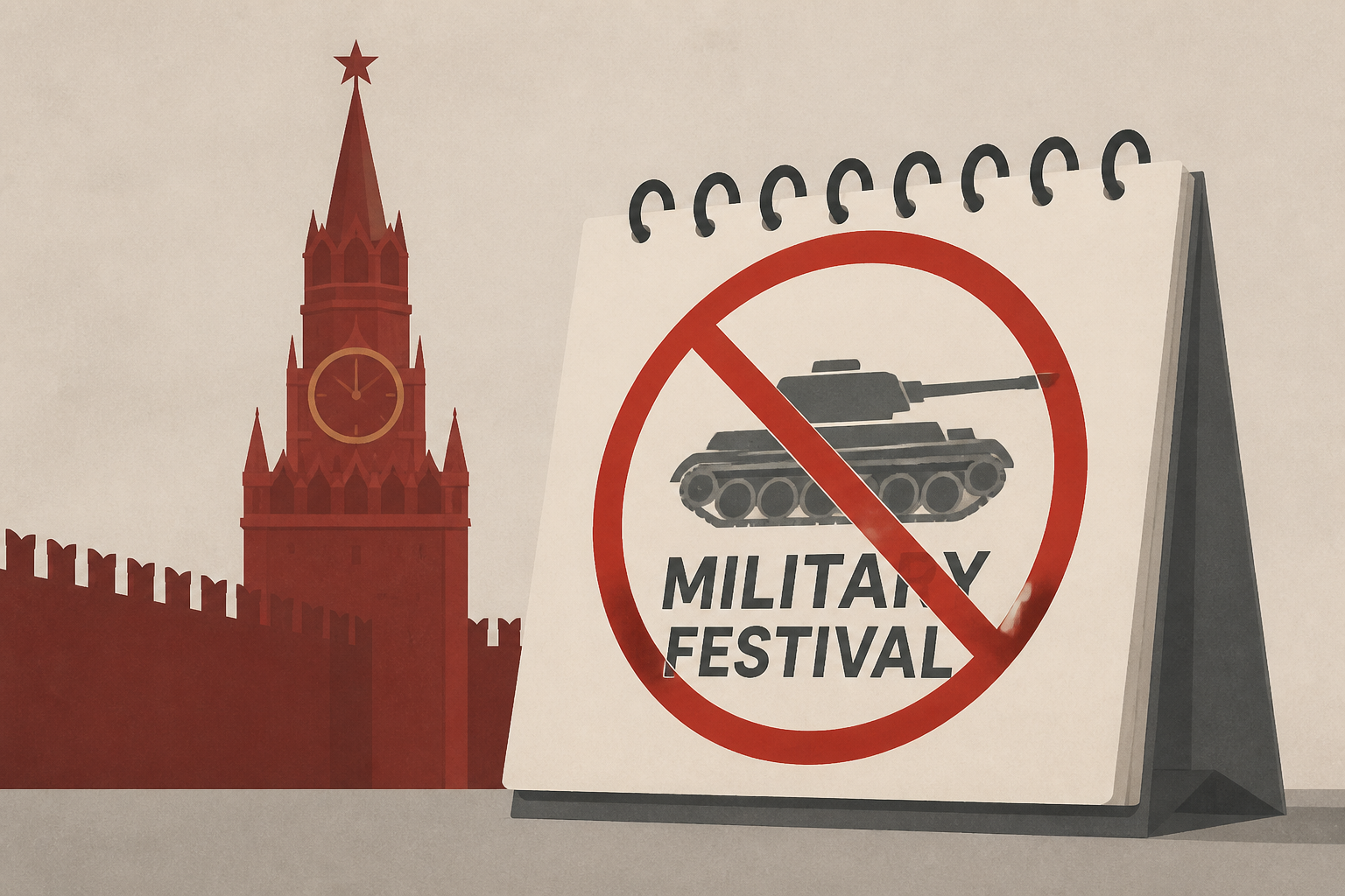 Moscow cancels military festival on Red Square. It’s only been canceled once before - in 2020, due to COVID.