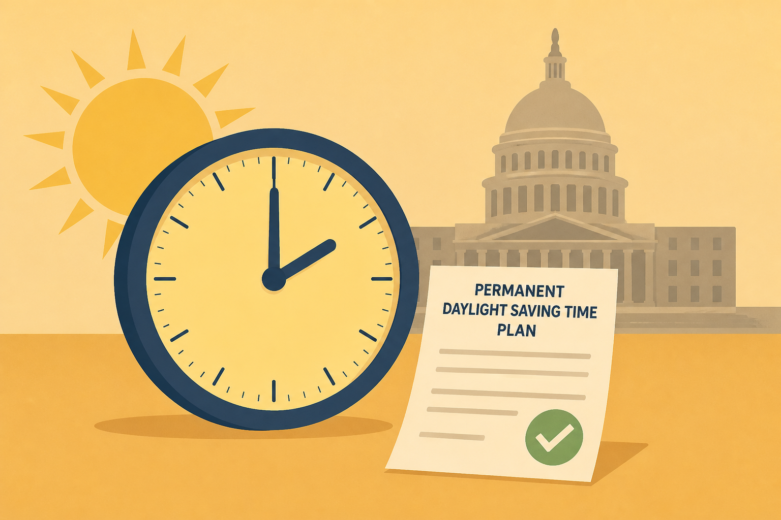 Trump urges Senate to pass House's permanent daylight saving time plan