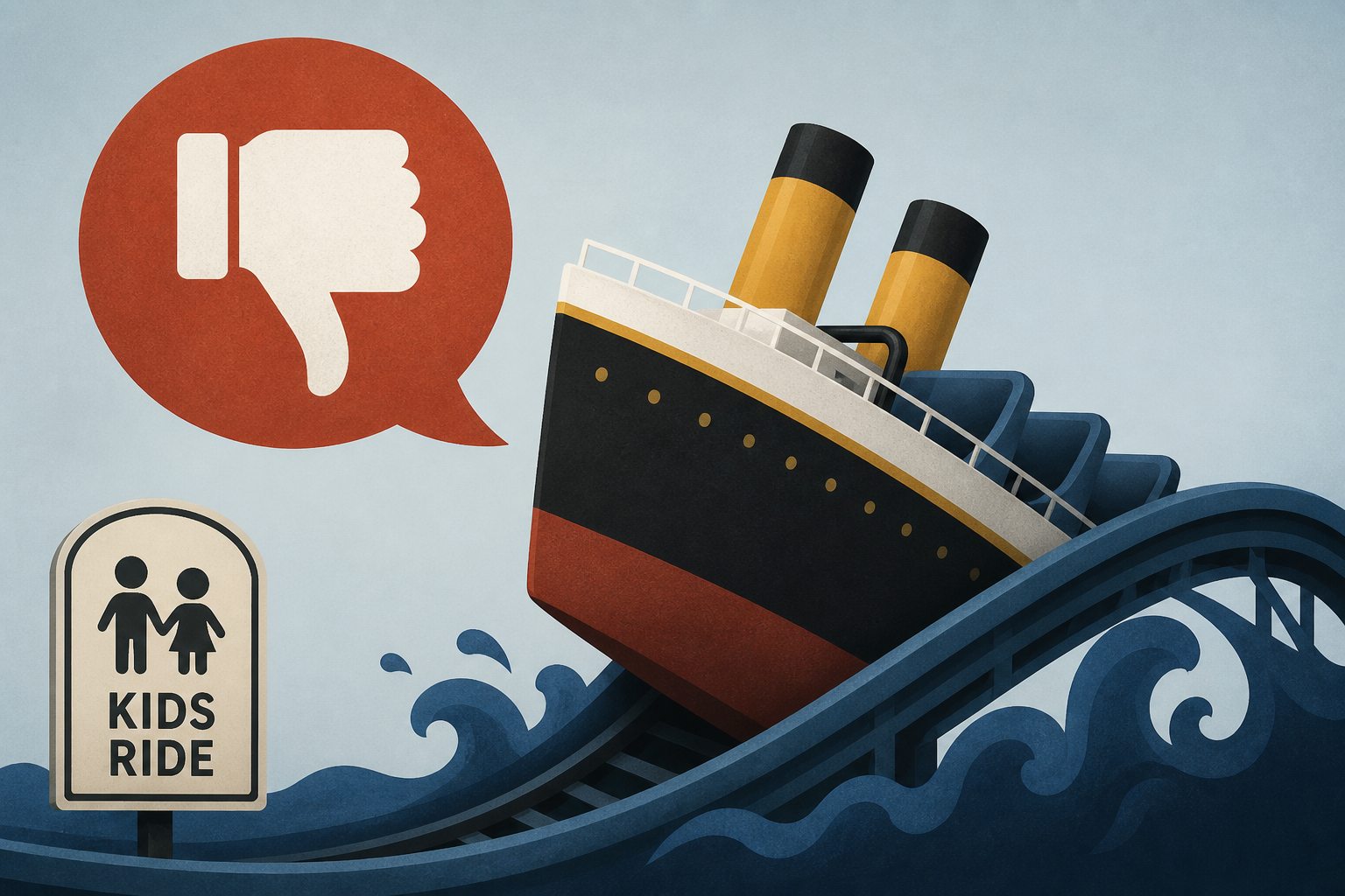 Theme park ripped over 'distasteful' Titanic ride for kids