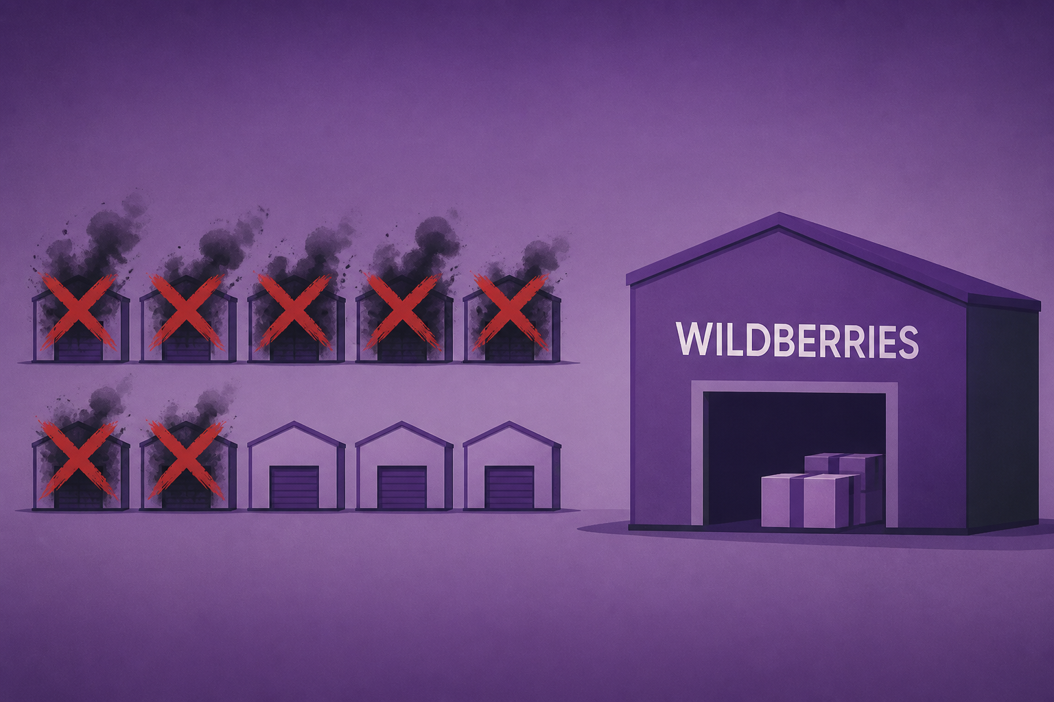 Ukraine has hit seven of Russian online retailer Wildberries' 10 biggest warehouses, military says