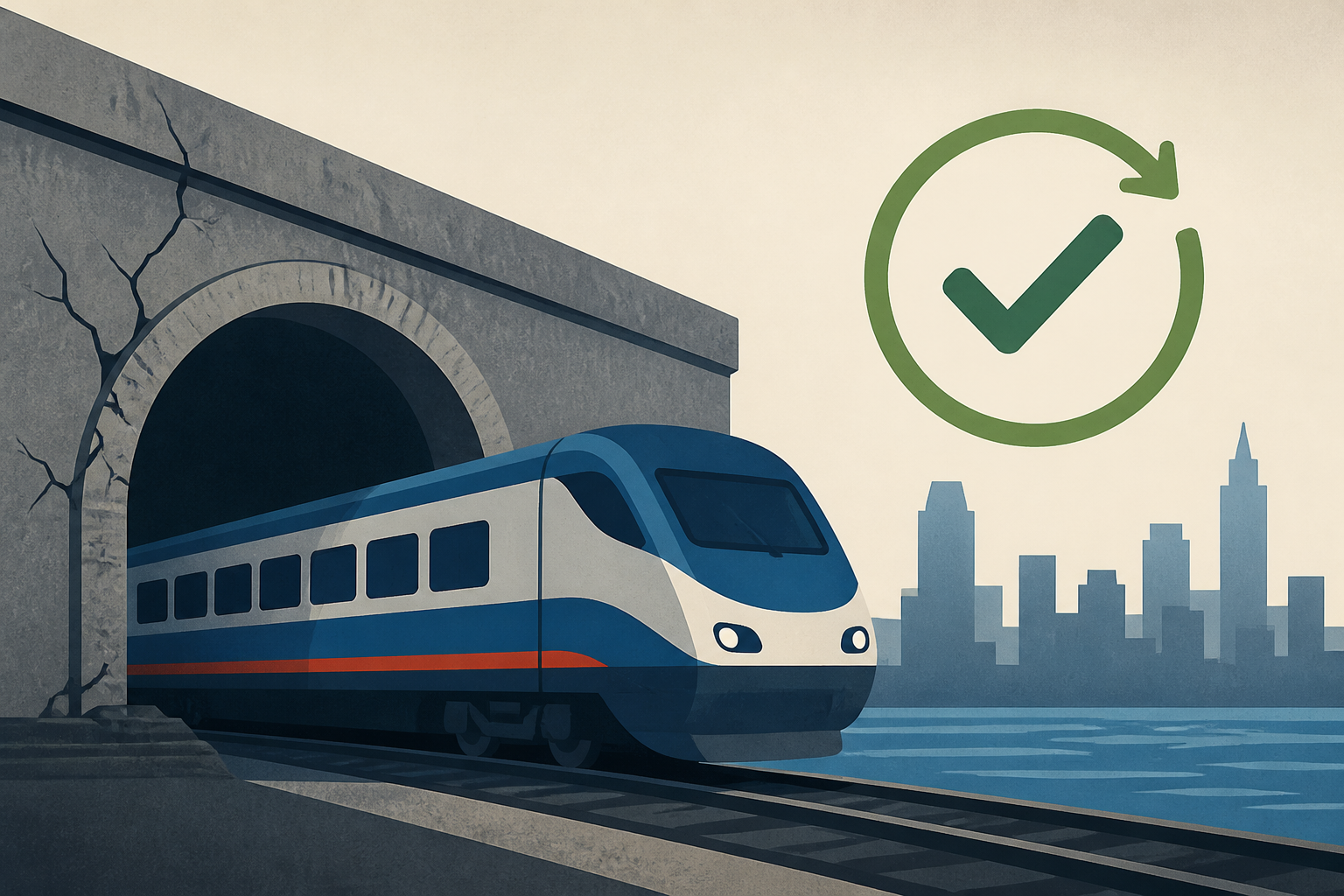 Amtrak reopens East River Tunnel line damaged by Superstorm Sandy