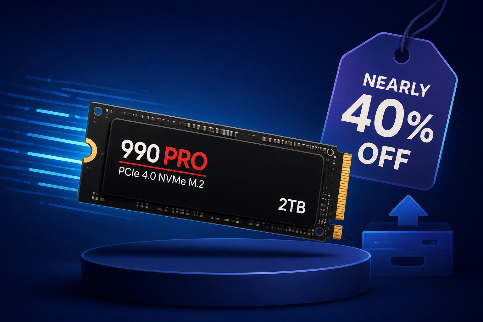 Samsung 990 PRO 2TB Gen4 SSD Is Nearly 40% Off on Amazon, a Rare Break for a Premium Storage Upgrade