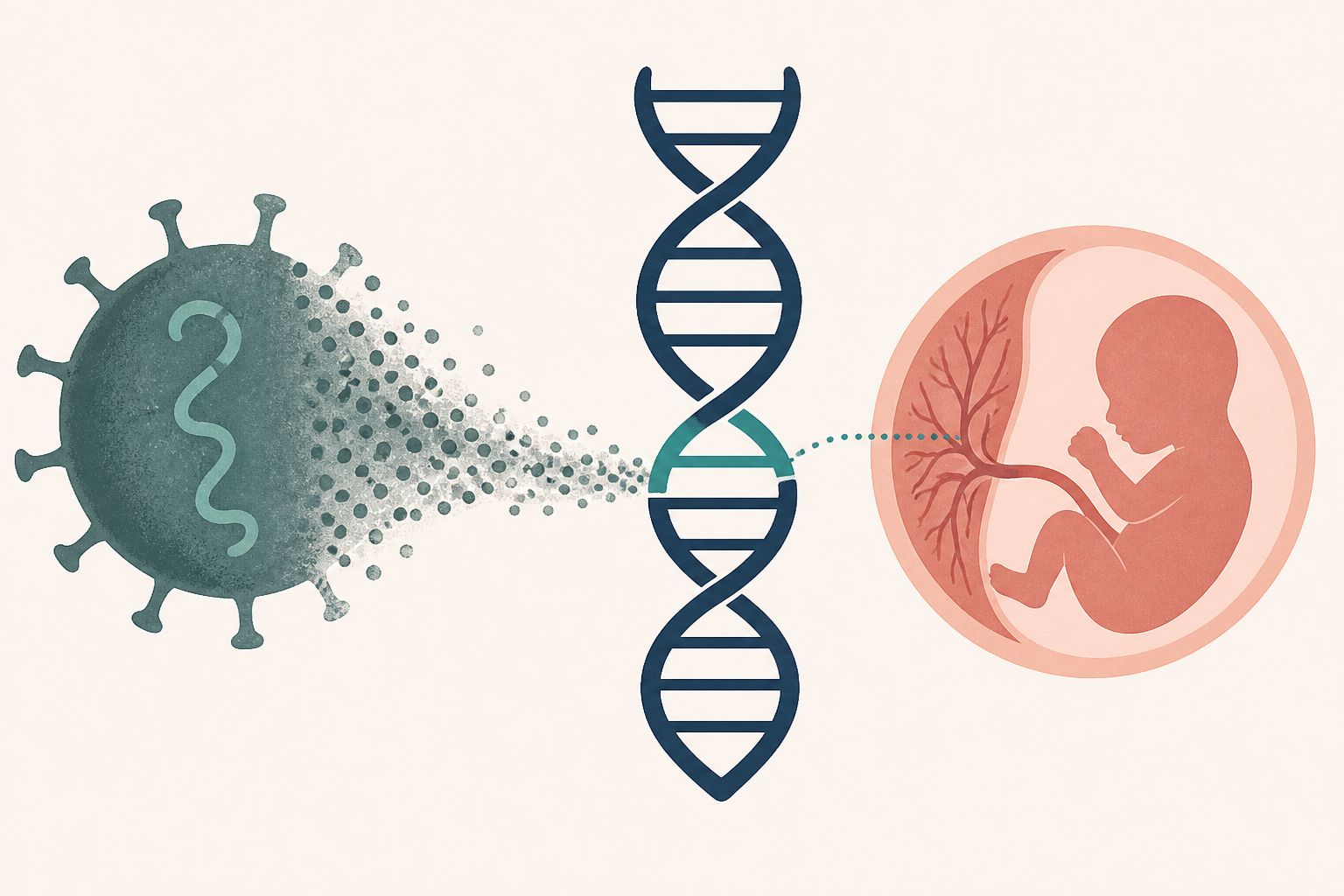 Around eight per cent of your DNA was left behind by ancient viruses, and one of those stolen viral genes is what builds the placenta — meaning every mammal alive, including you, was born because a vi