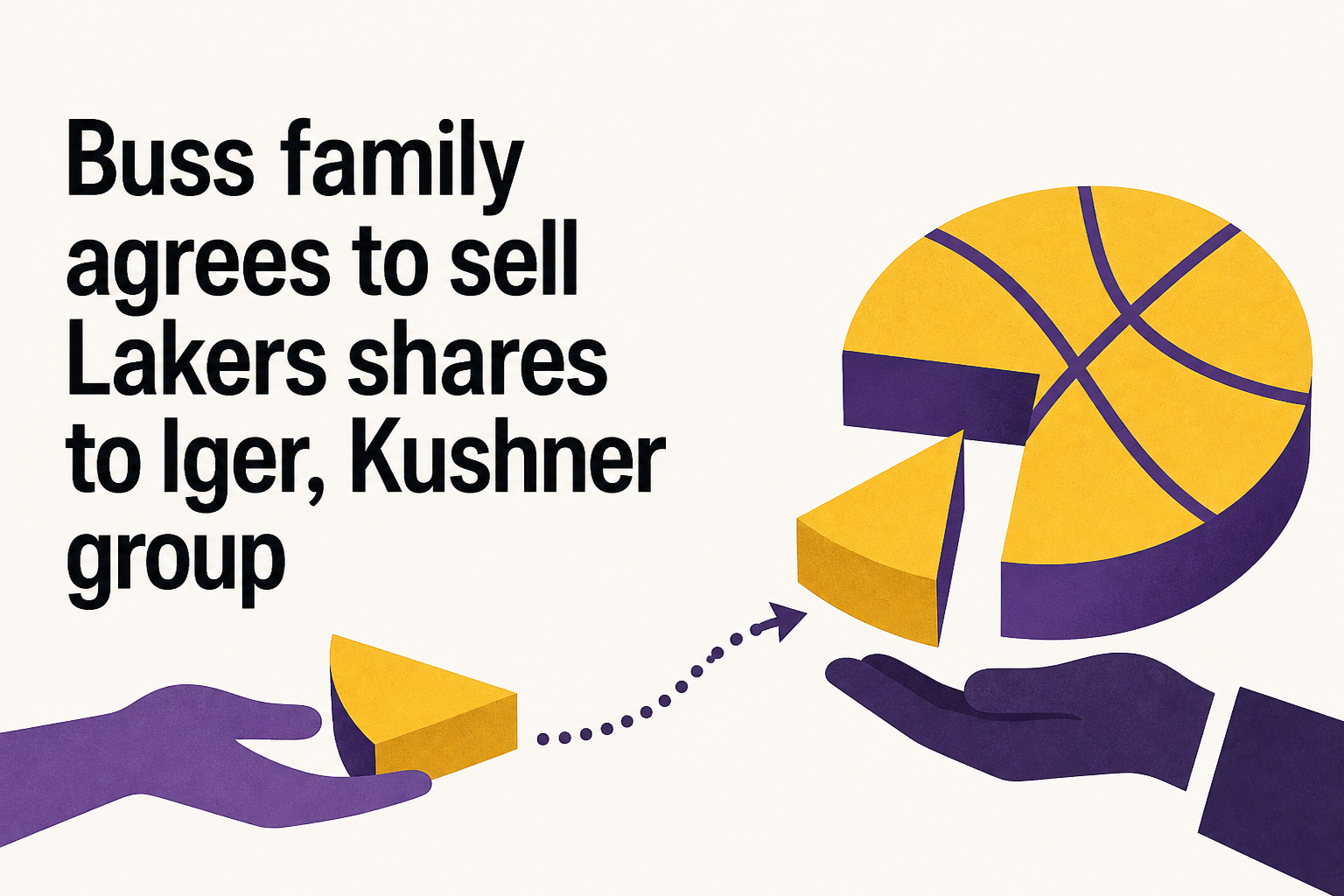 Buss family agrees to sell Lakers shares to Iger, Kushner group
