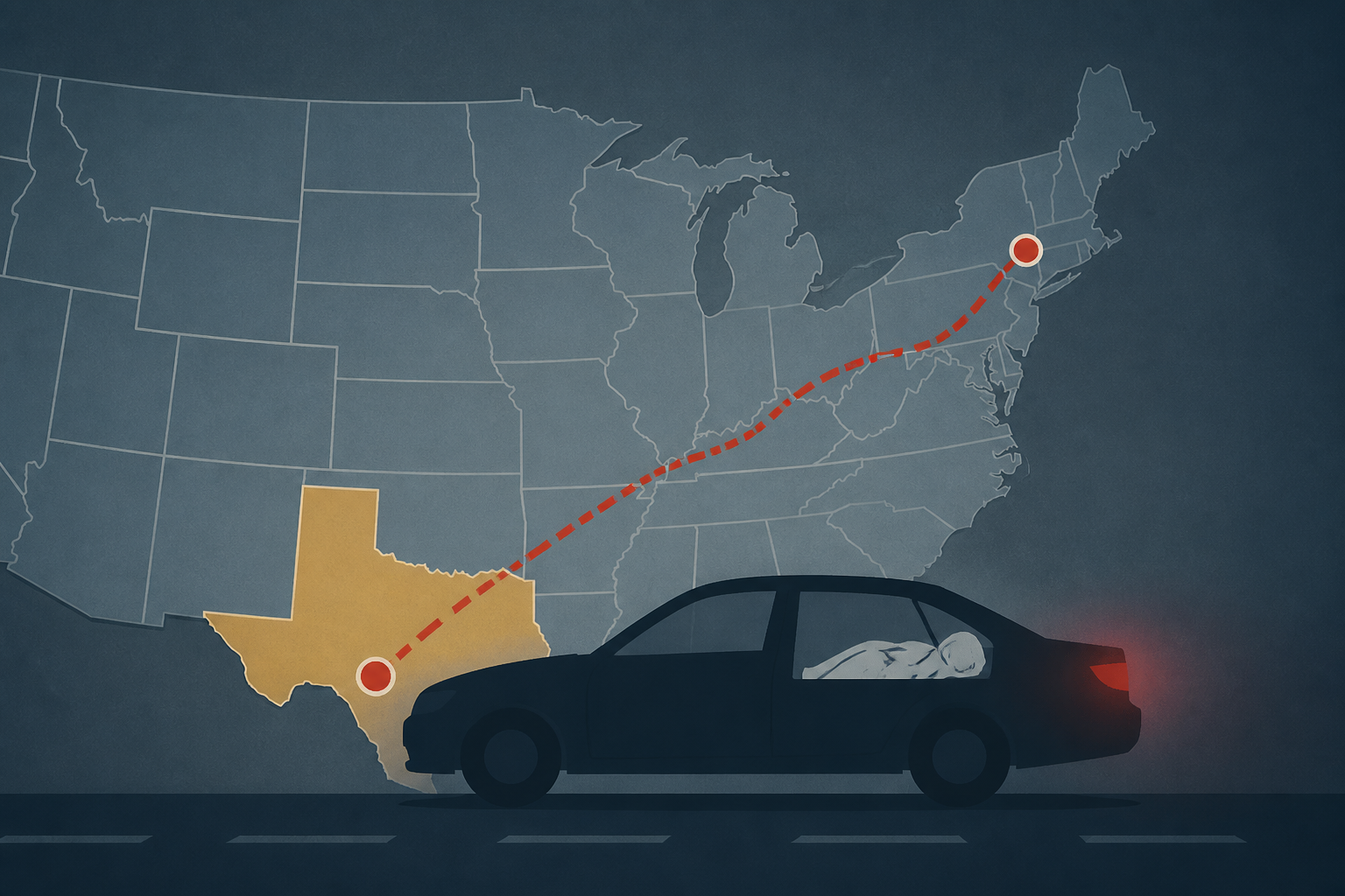 Louisiana man allegedly killed his wife and drove her body across states before arrest