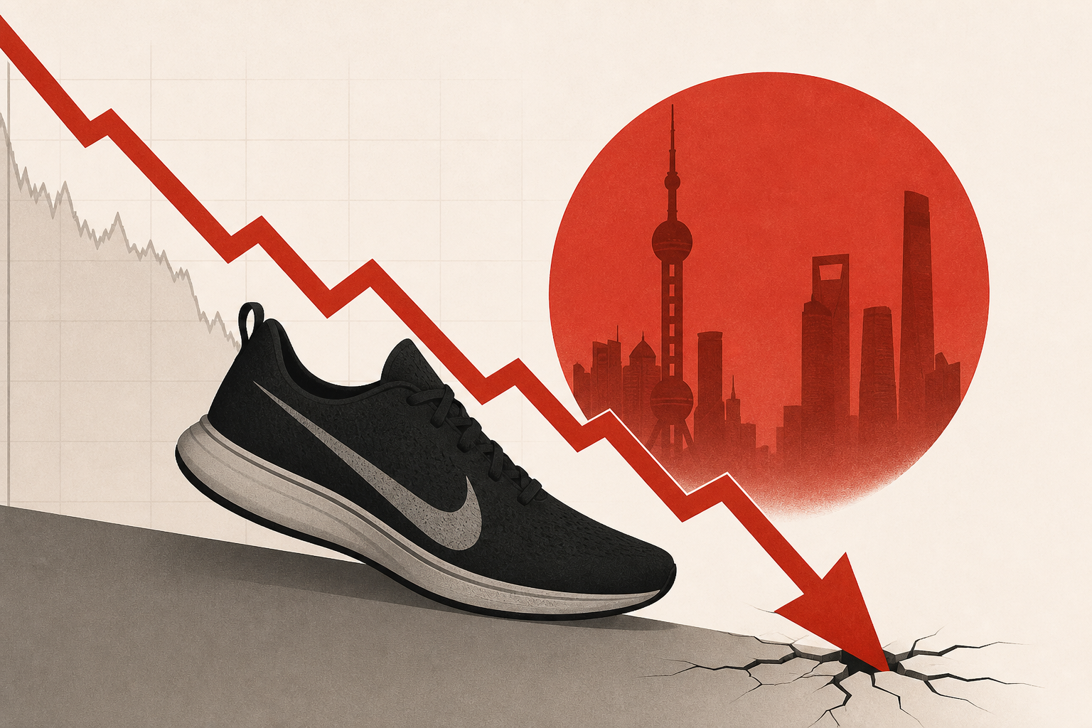Nike Falls 3% to a Fresh 52-Week Low as China Weakness Overshadows Its Wholesale Rebound