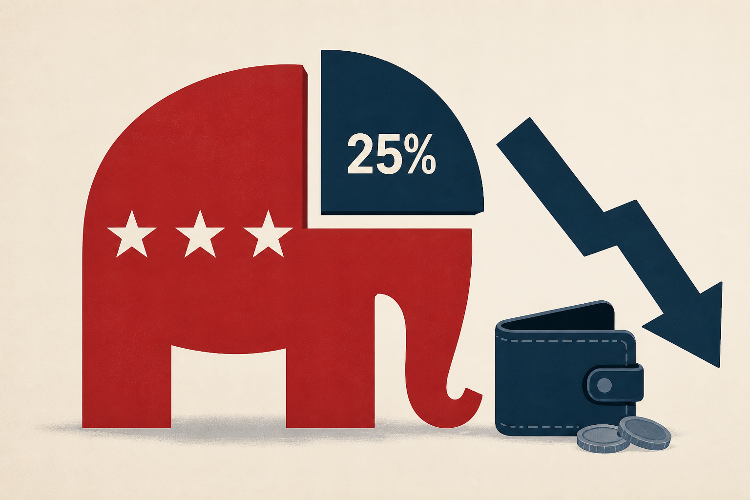 Nearly a quarter of Republicans say they are poorer in Trump’s second term