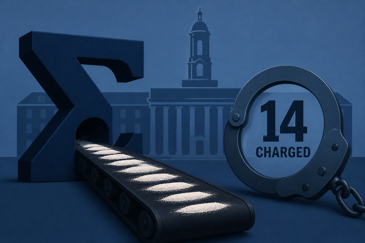 Penn State cocaine ring bust exposes alleged frat pipeline and 14 charged
