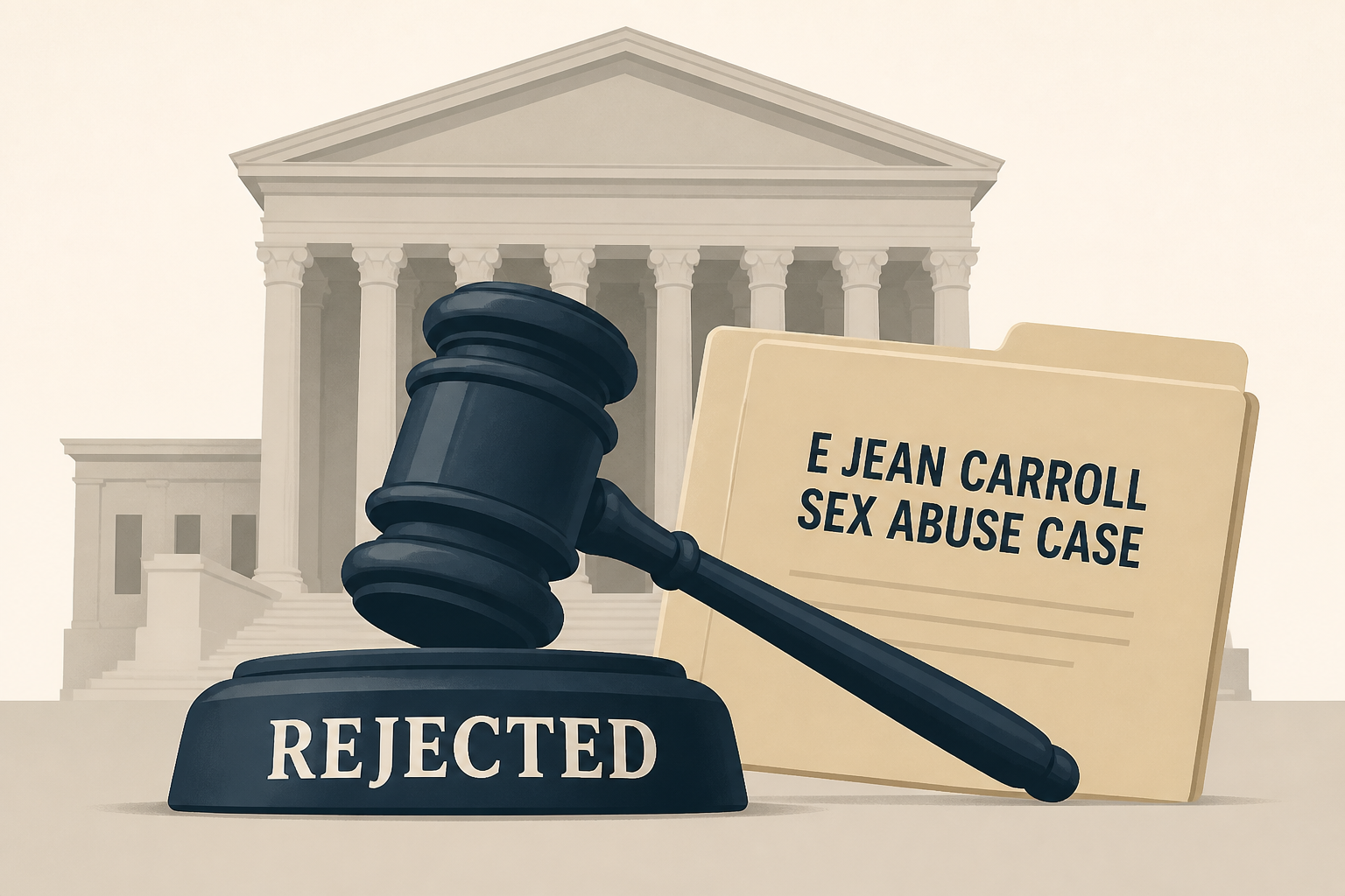 Supreme Court again rejects Trump's bid to overturn E Jean Carroll sex abuse case