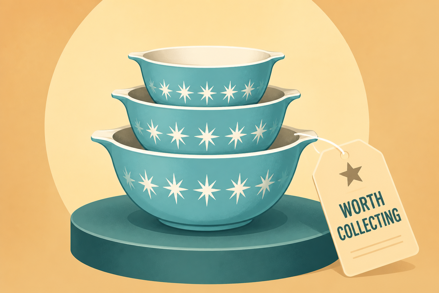 The Vintage Pyrex Bowl Set That's Usually Easy To Find And Worth Collecting
