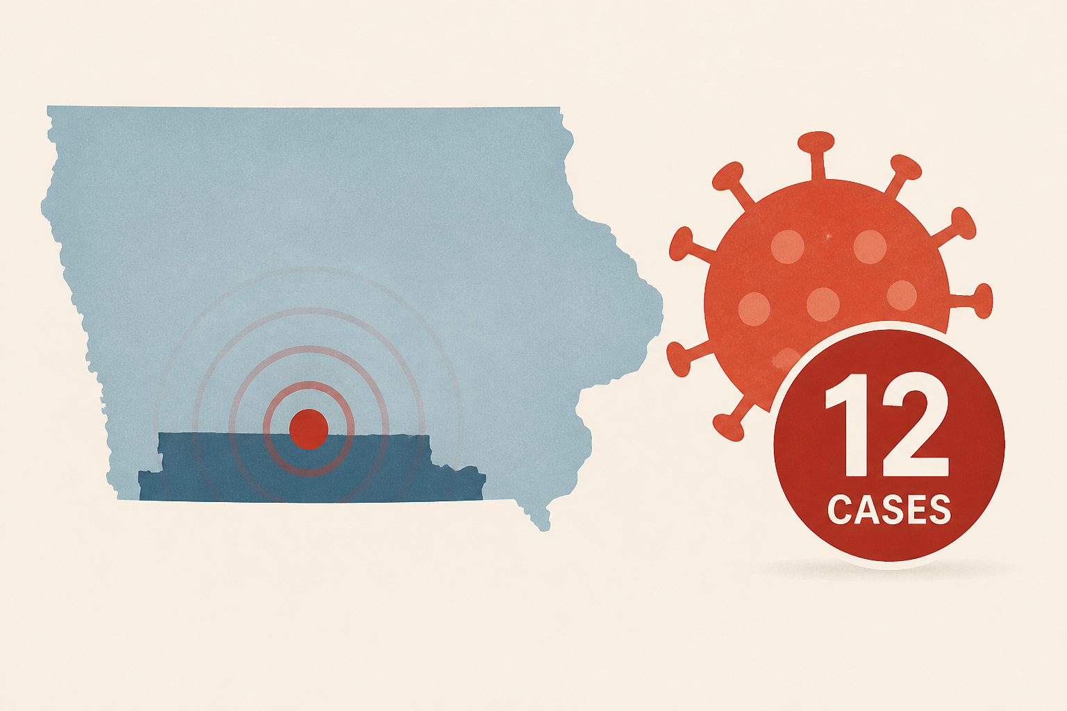 Southern Iowa measles outbreak grows to 12 cases