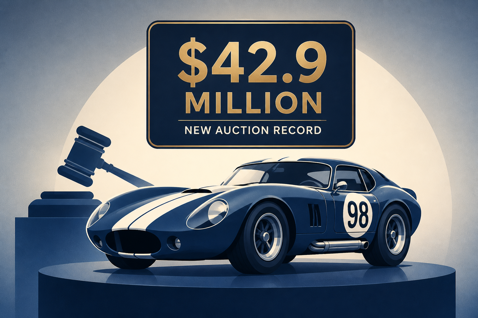 After A $42.9 Million Sale, The Shelby Cobra Daytona Coupe Is Now The Most Expensive American Car Ever Sold At Auction