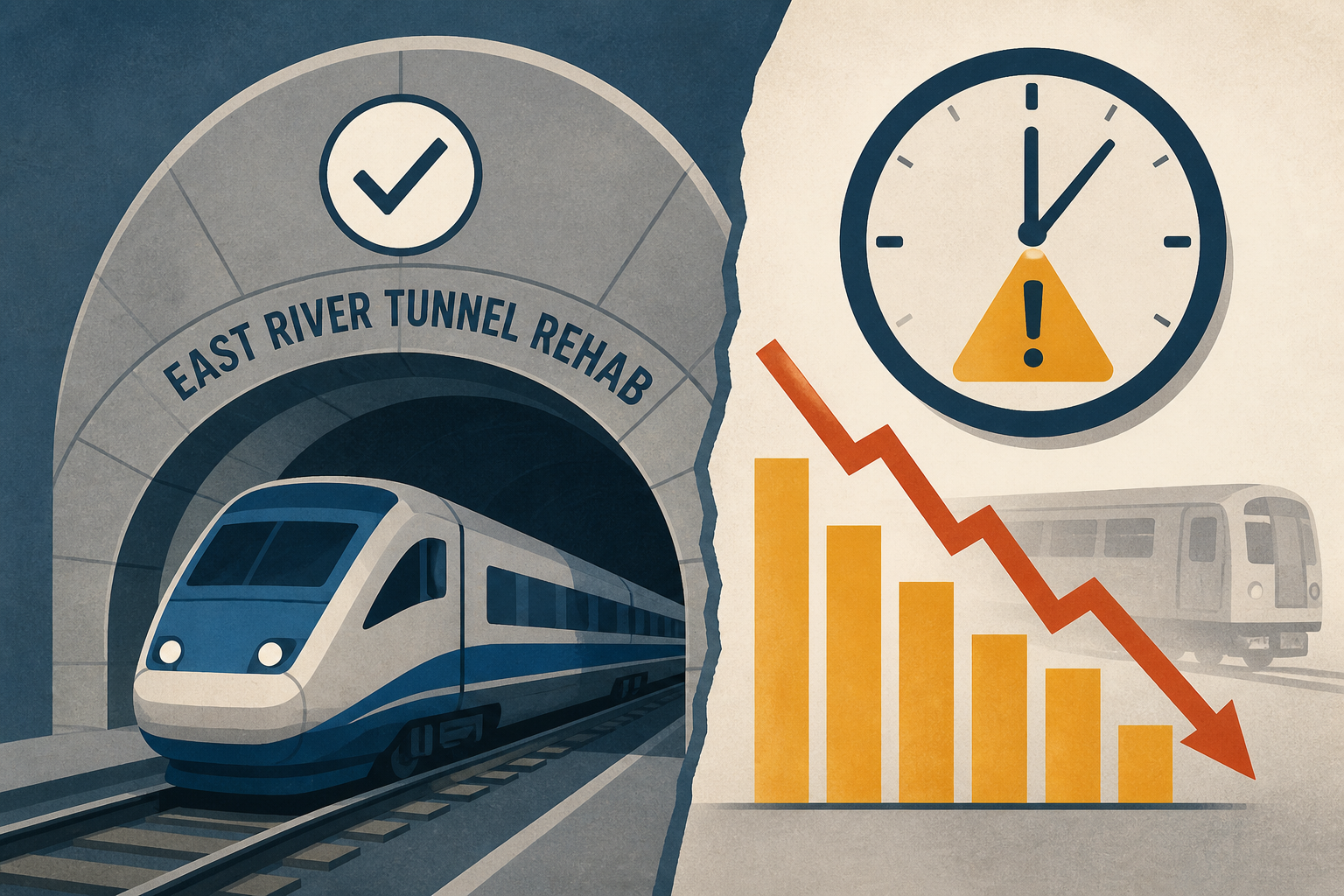 Amtrak wraps first part of East River tunnel rehab, MTA says work strained LIRR service