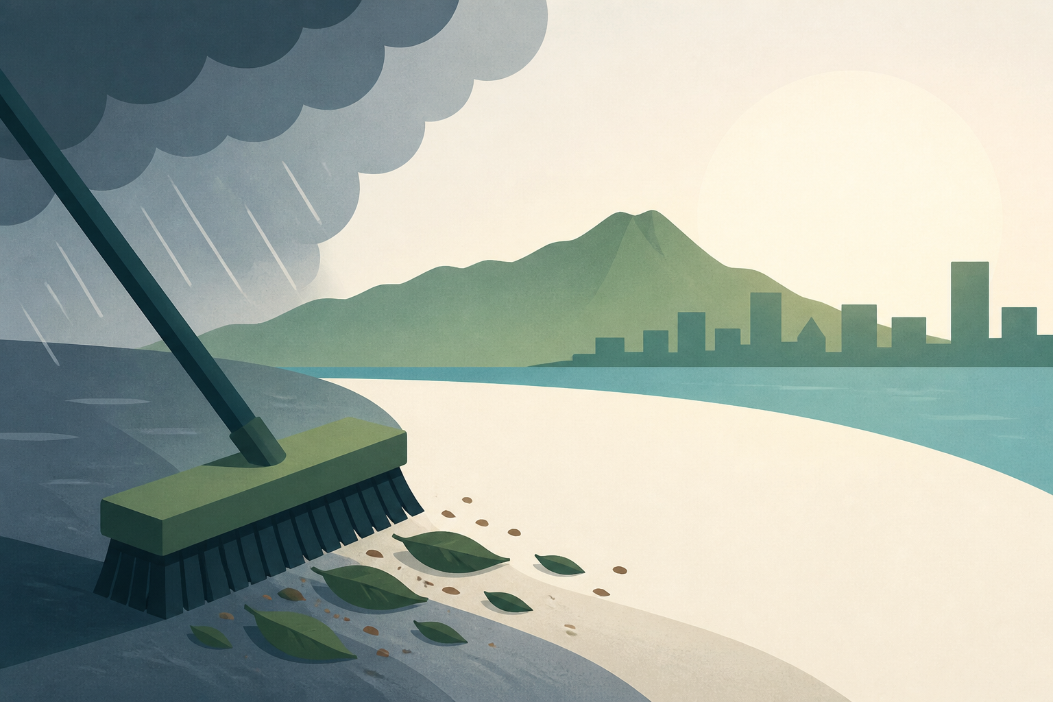 Honolulu enters full cleanup and recovery mode as Tropical Storm Lala departs
