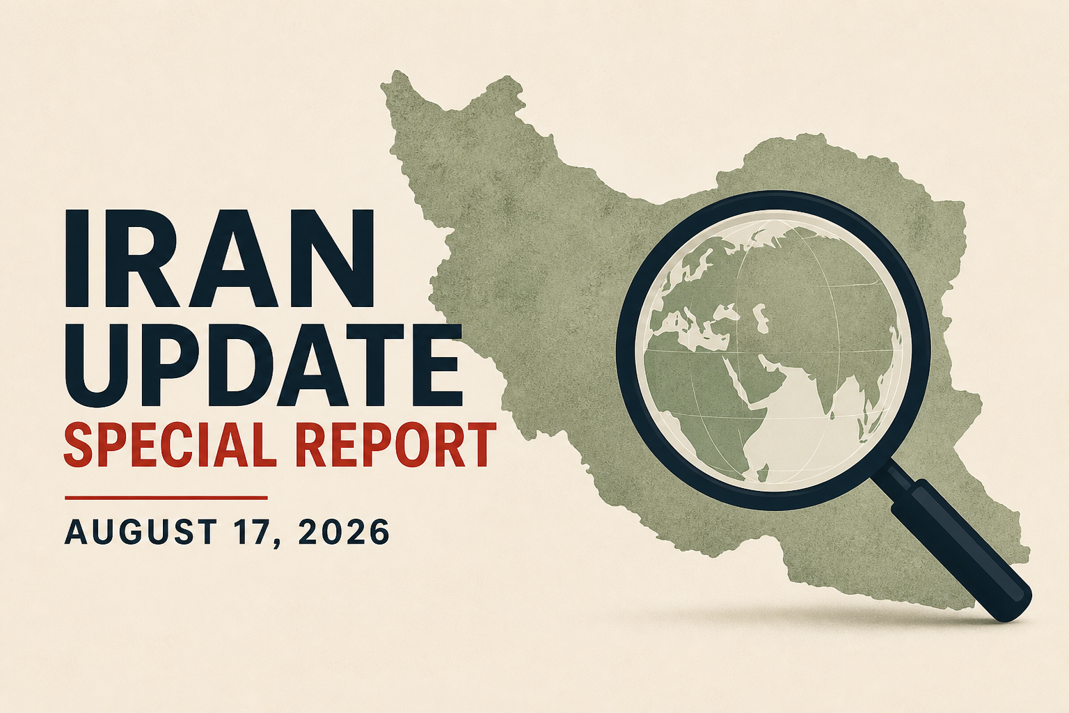 Iran Update Special Report, August 17, 2026