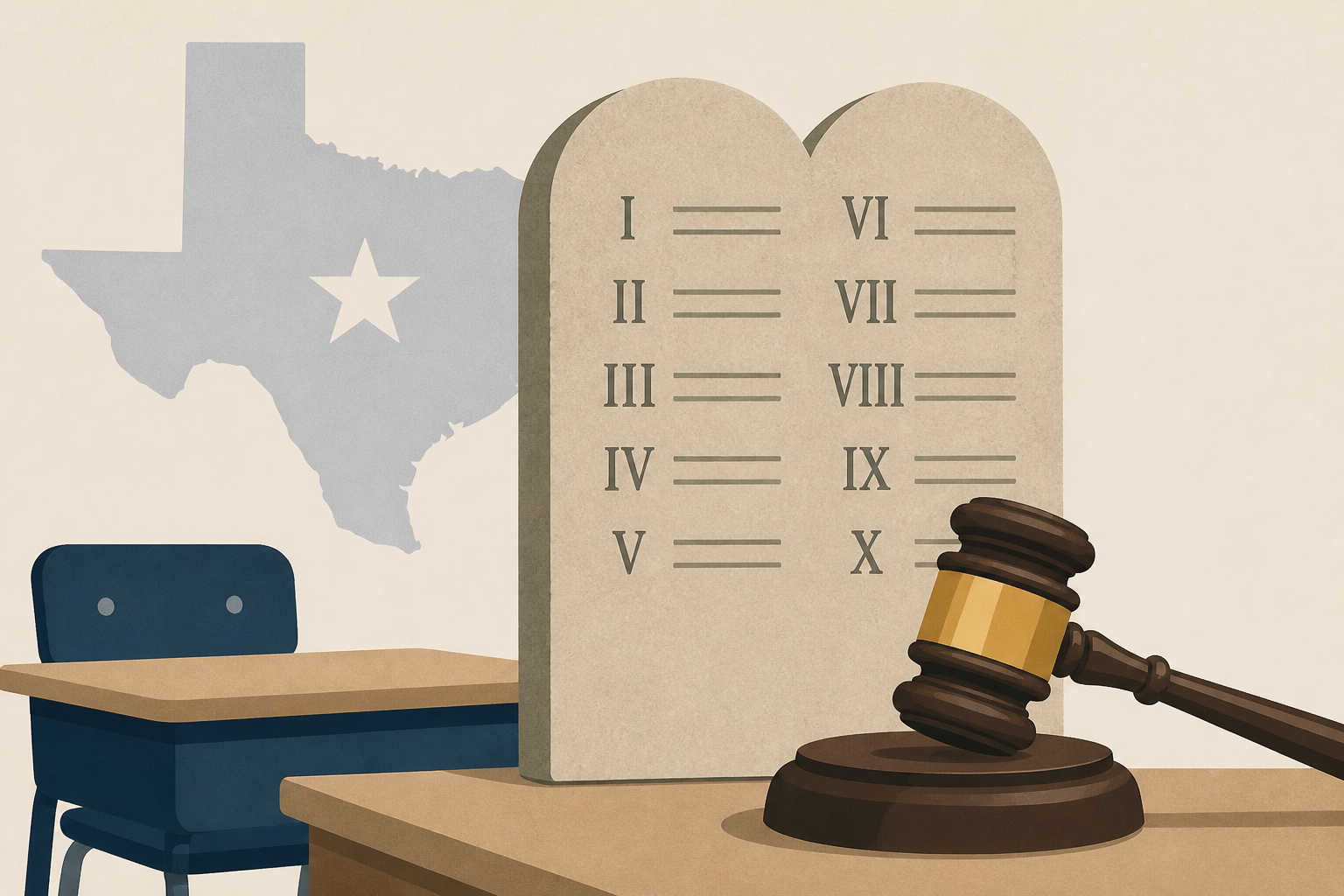Supreme Court asked to review Texas law requiring the Ten Commandments in public schools