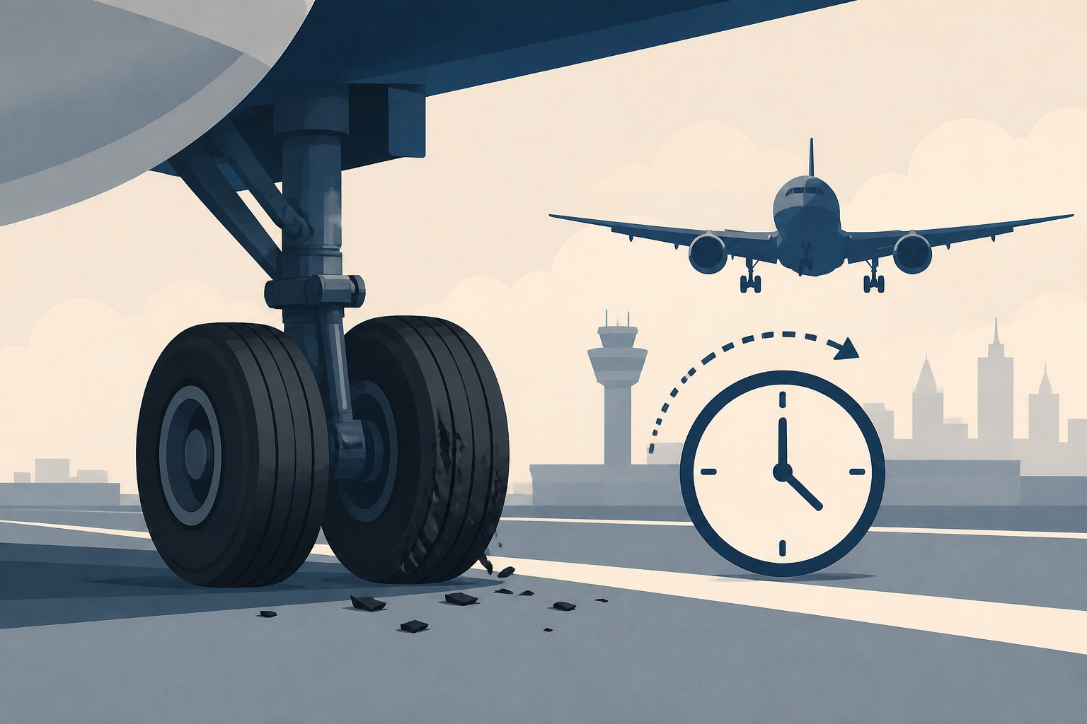 2 planes suffer tire damage while landing at O'Hare airport hours apart, FAA says
