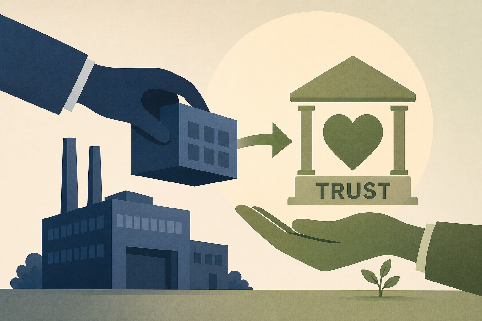 Instead of selling, business owner donates company to trust for charity
