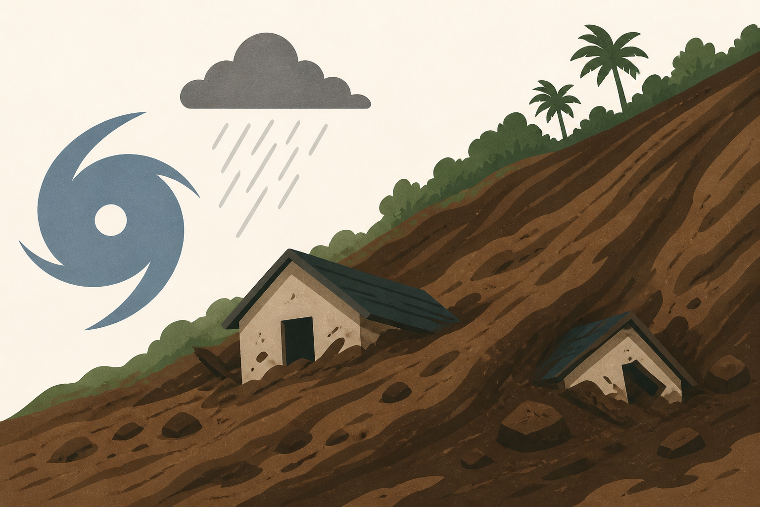 Several homes on Hawaii's Big Island destroyed by mudslide triggered by former Hurricane Lala