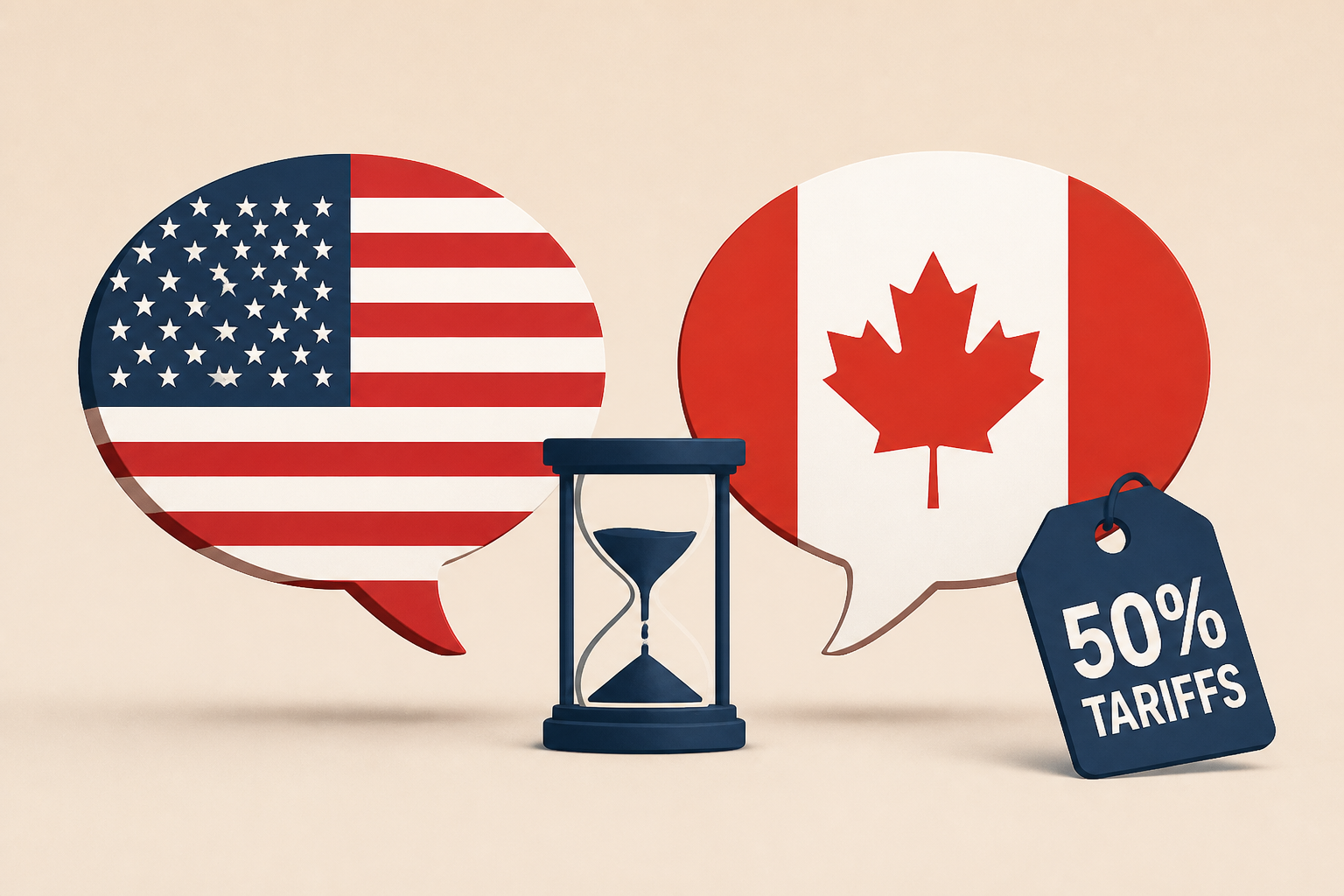US, Canada hold last-minute talks to stop 50% U.S. tariffs