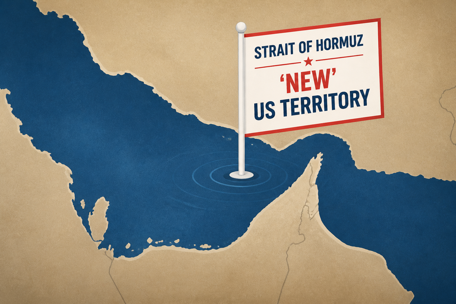 Iran live updates: Trump posts map labeling Strait of Hormuz 'new’ US territory