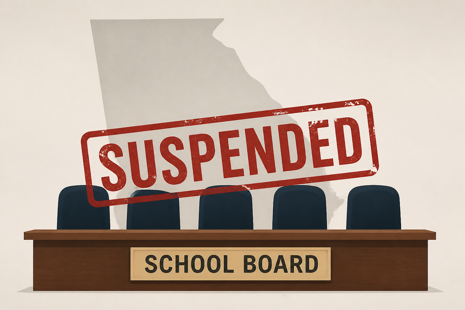 Entire school board in Georgia district suspended