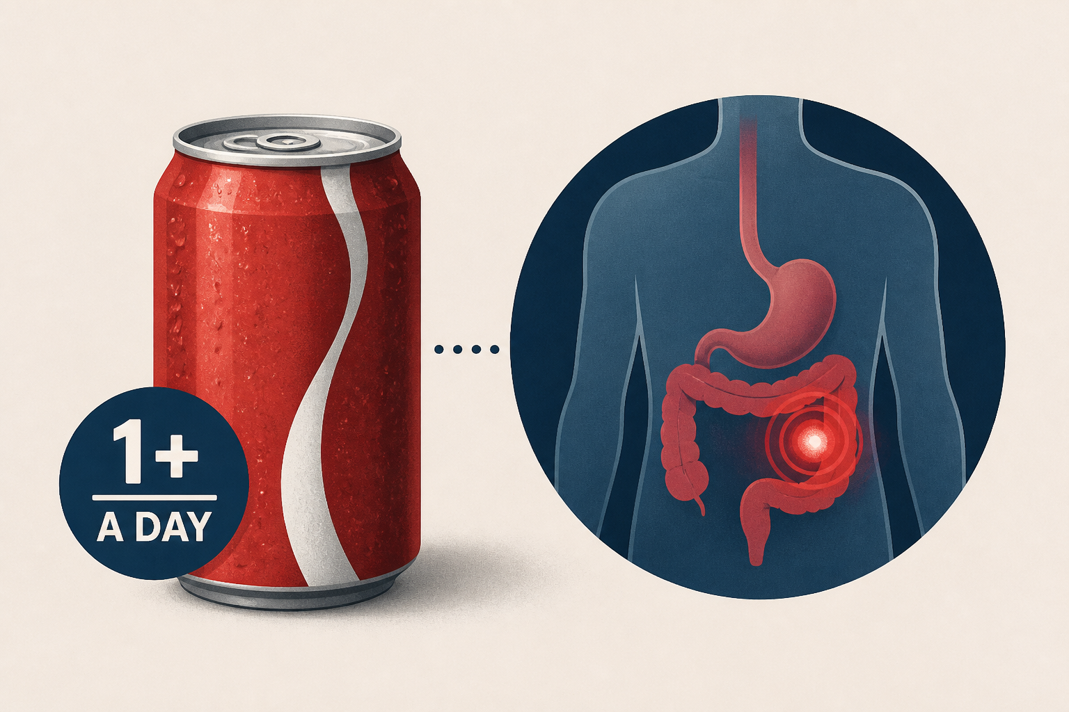 Most Americans drink at least one soda a day. It's associated with this type of cancer