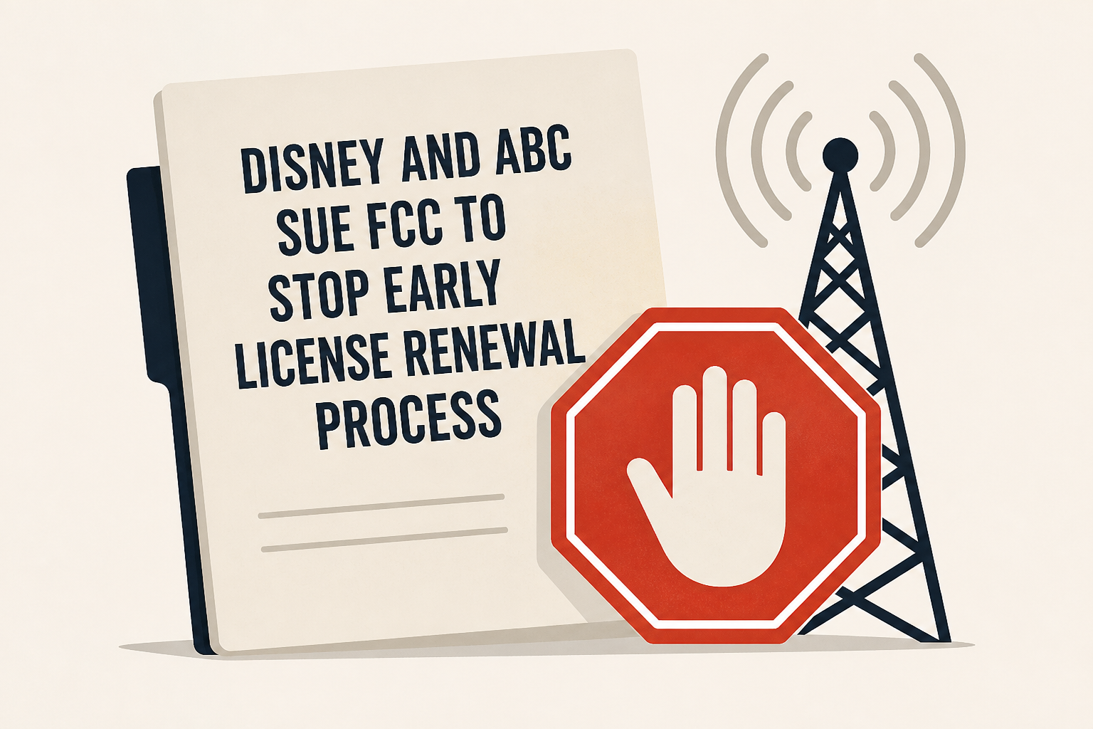 Disney and ABC sue FCC to stop early license renewal process