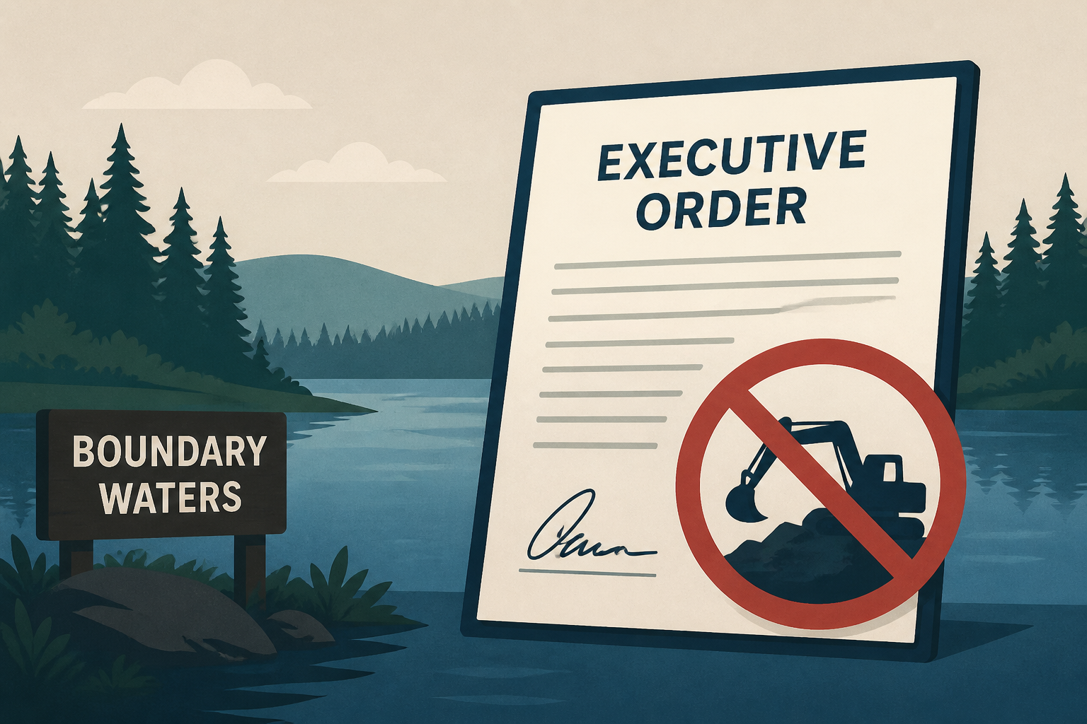 Watch live: Minnesota Gov. Tim Walz issuing executive order to block mining in Boundary Waters