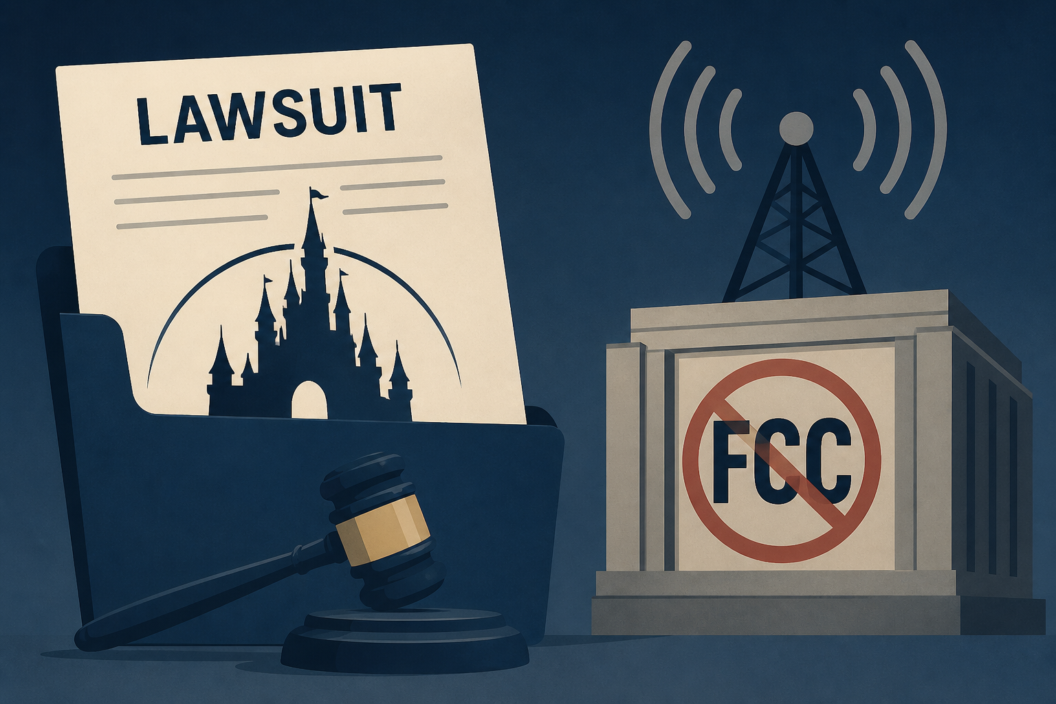 Disney sues FCC, alleging a violation of its First Amendment rights
