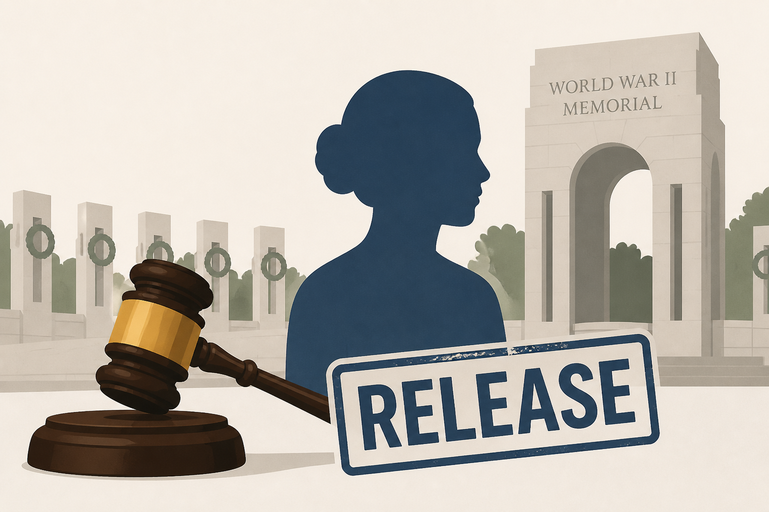 Judge orders release of woman accused of vandalism at World War II Memorial