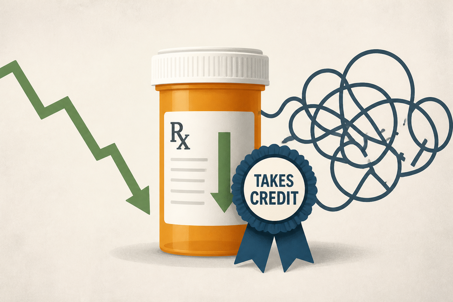 Trump takes credit for drug price decline, but the reason is complex