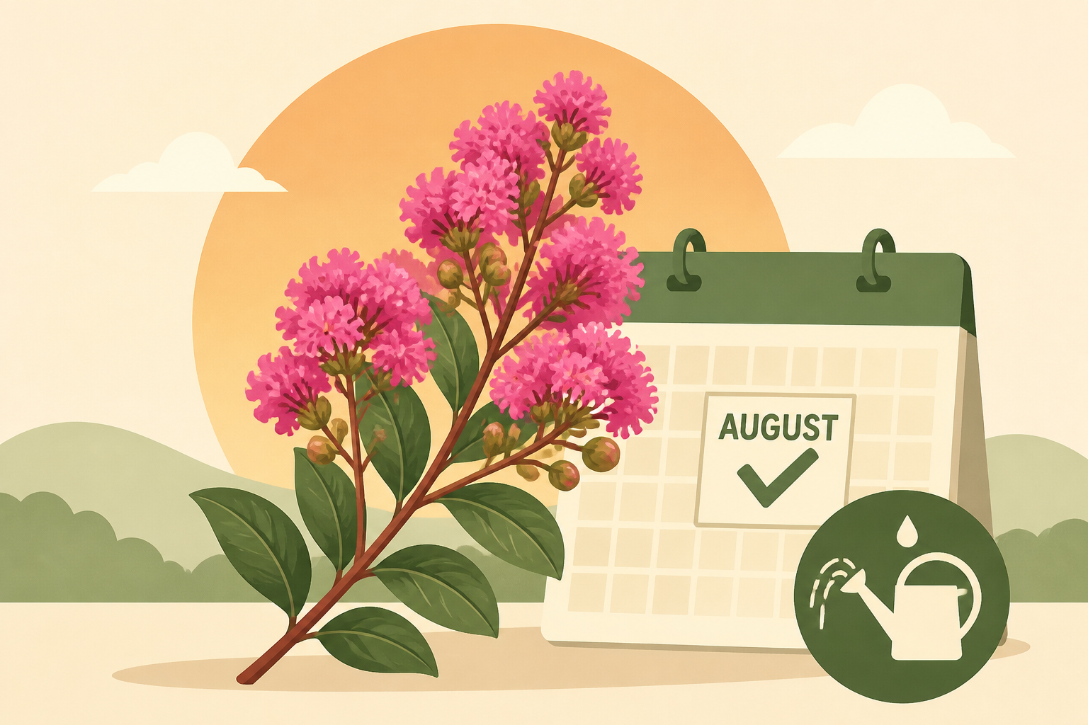 Crape Myrtle Care in August: 6 Things to Do in Late Summer