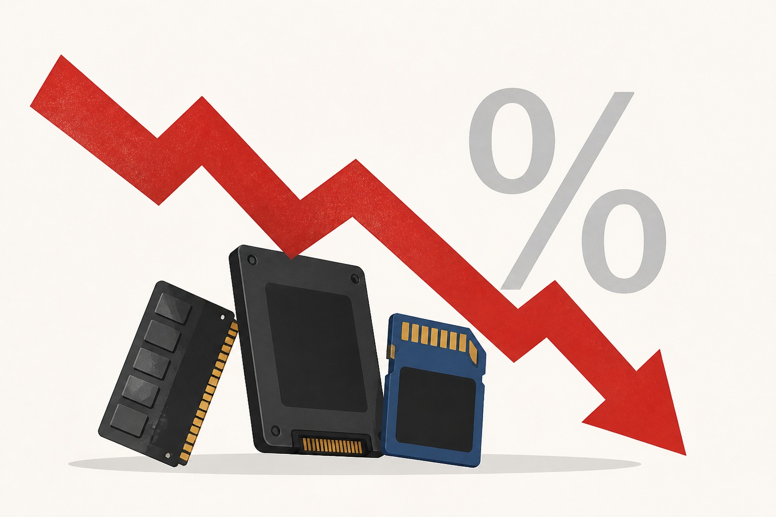 Micron Falls 5%, SanDisk Sinks 6%, Western Digital Drops 7% as Higher Rates Test the Memory Boom