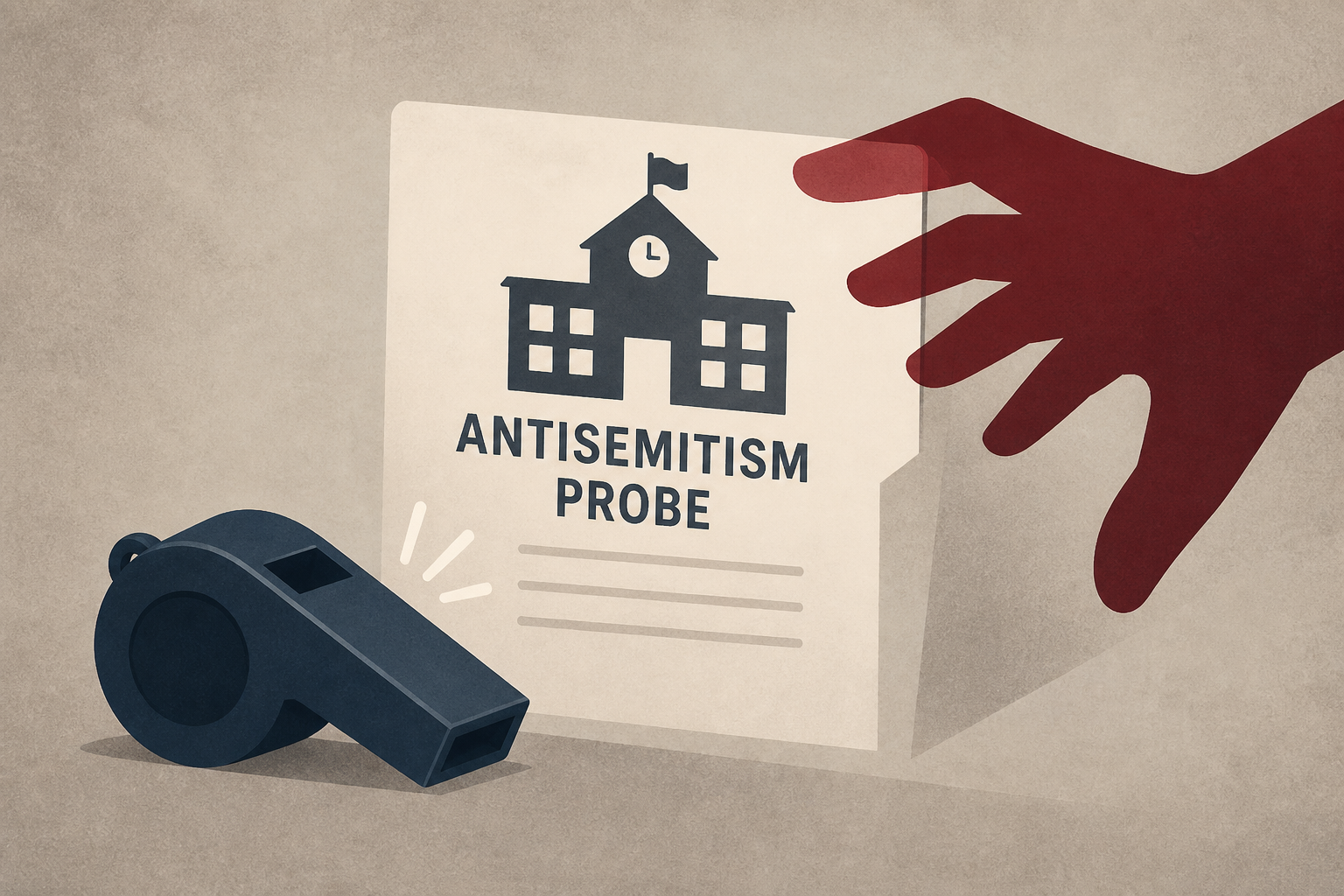Whistleblower alleges political pressure in antisemitism probes of schools