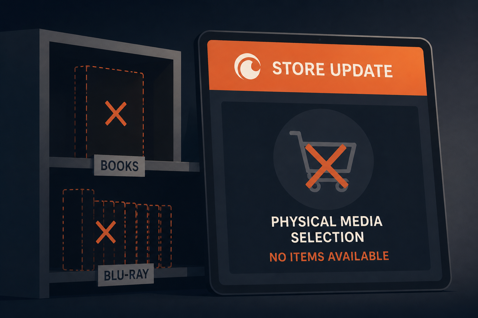 The physical media selection at Sony's Crunchyroll is even worse than fans feared after store update: all books removed and Blu-ray lineup gutted