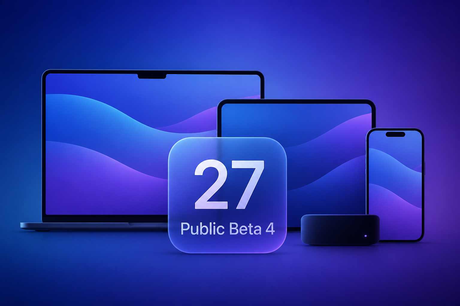 Apple releases public beta 4 for iOS 27, macOS 27, iPadOS 27, tvOS 27