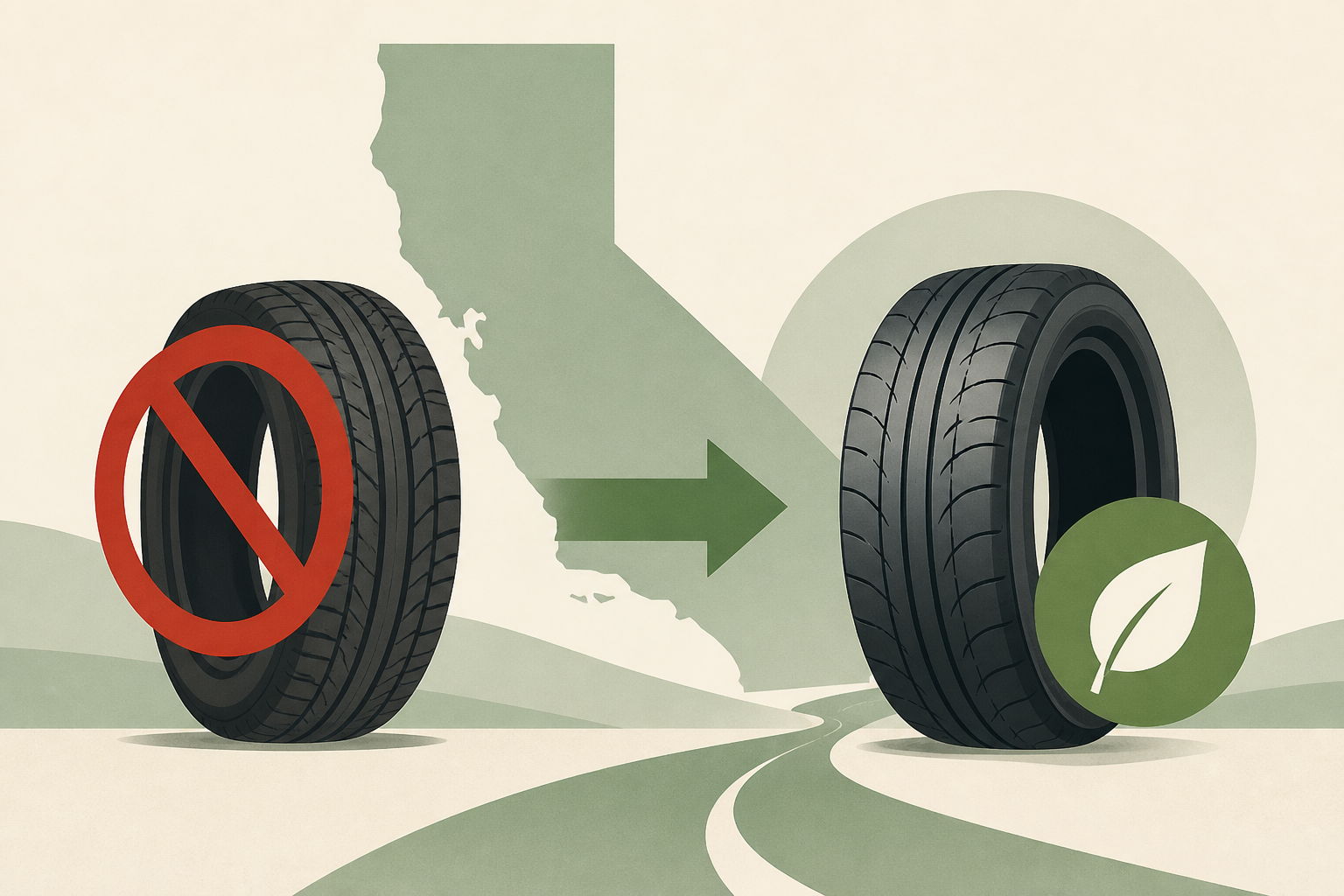 California replacement tire limits: new rules phase out inefficient options