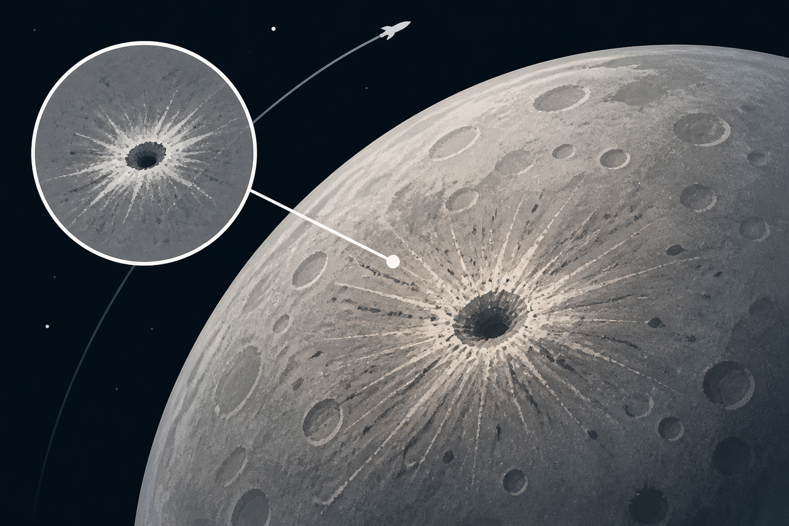 New photos reveal impact site of SpaceX rocket moon collision