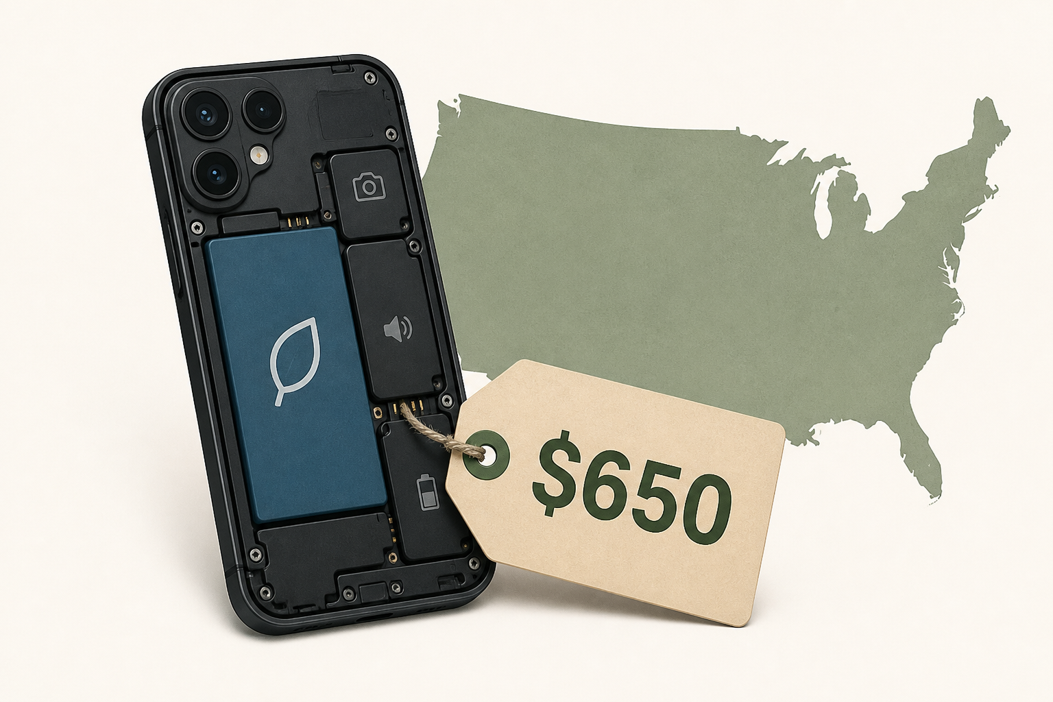 Fairphone's latest repairable phone is finally available in the US for $650