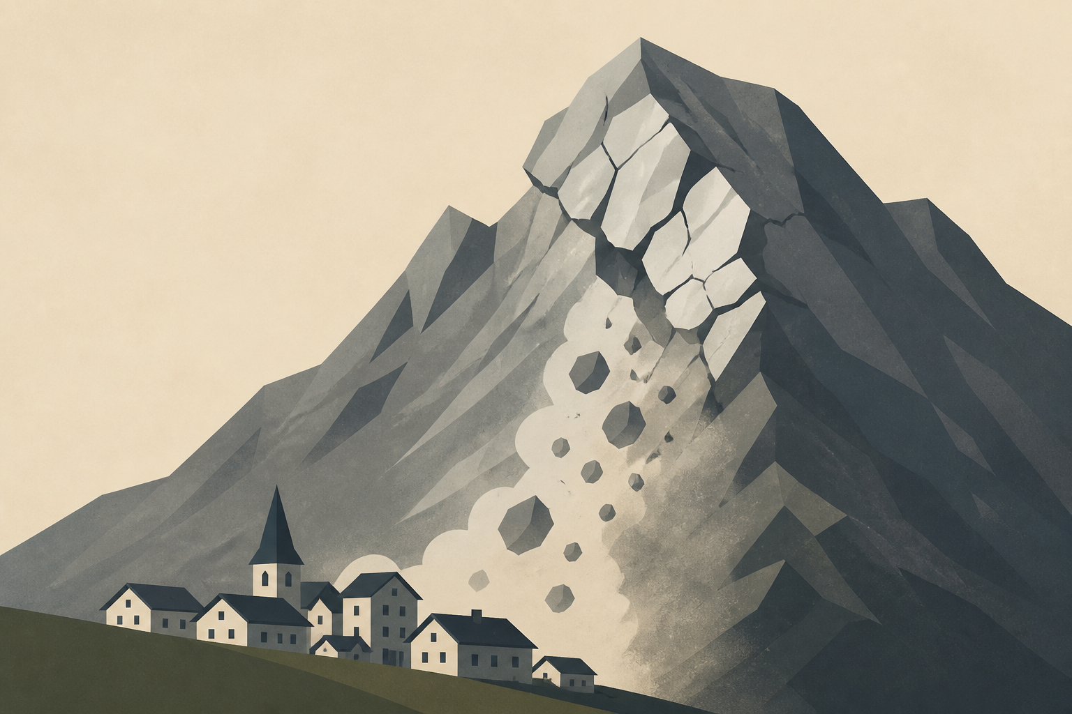 Another Swiss Village Faces Risk of an Alpine Collapse