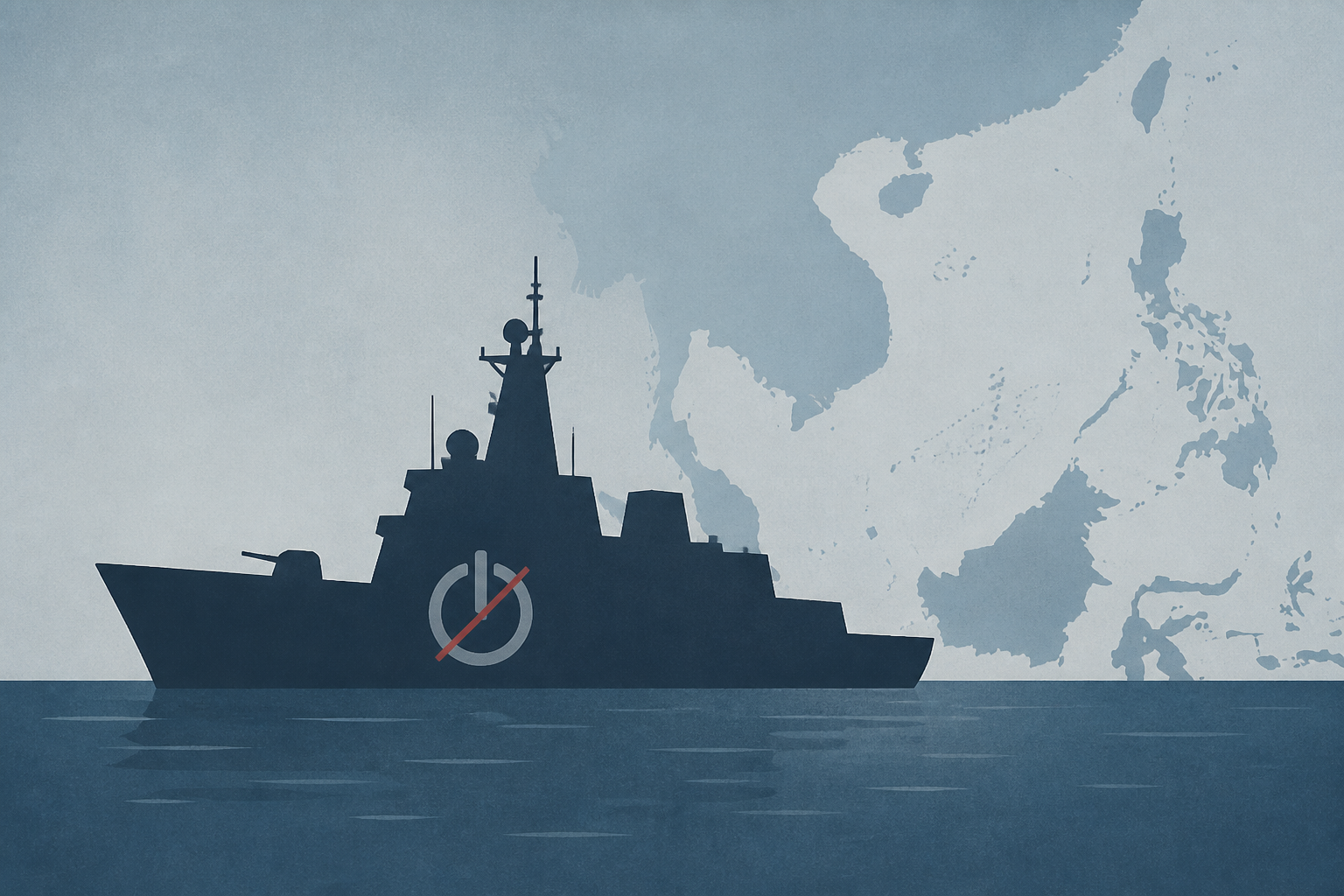 Navy ship without power for 4 days in South China Sea