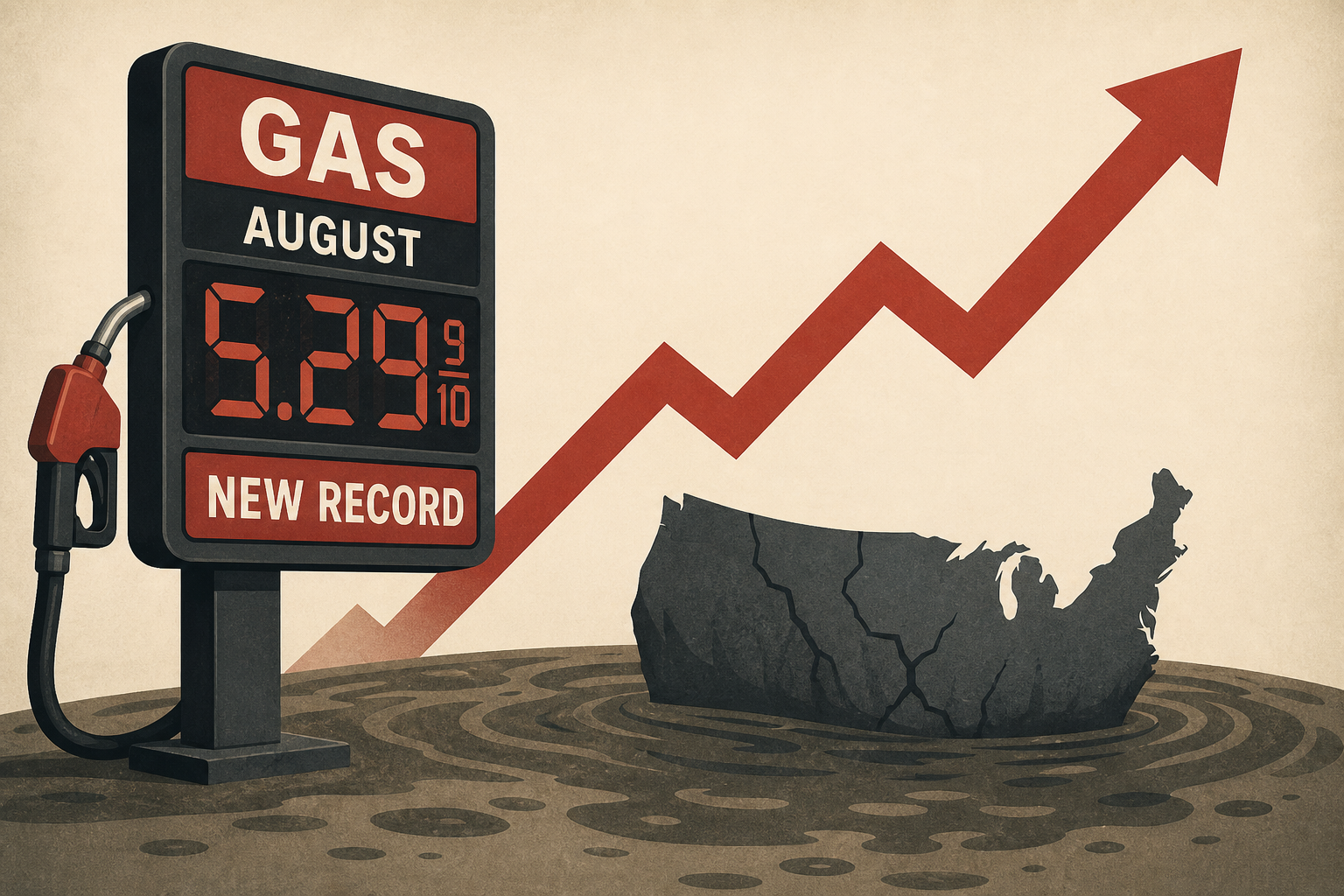 August Gas Prices Set New Record As Republicans Sink America Deeper Into The Most Recent Quagmire
