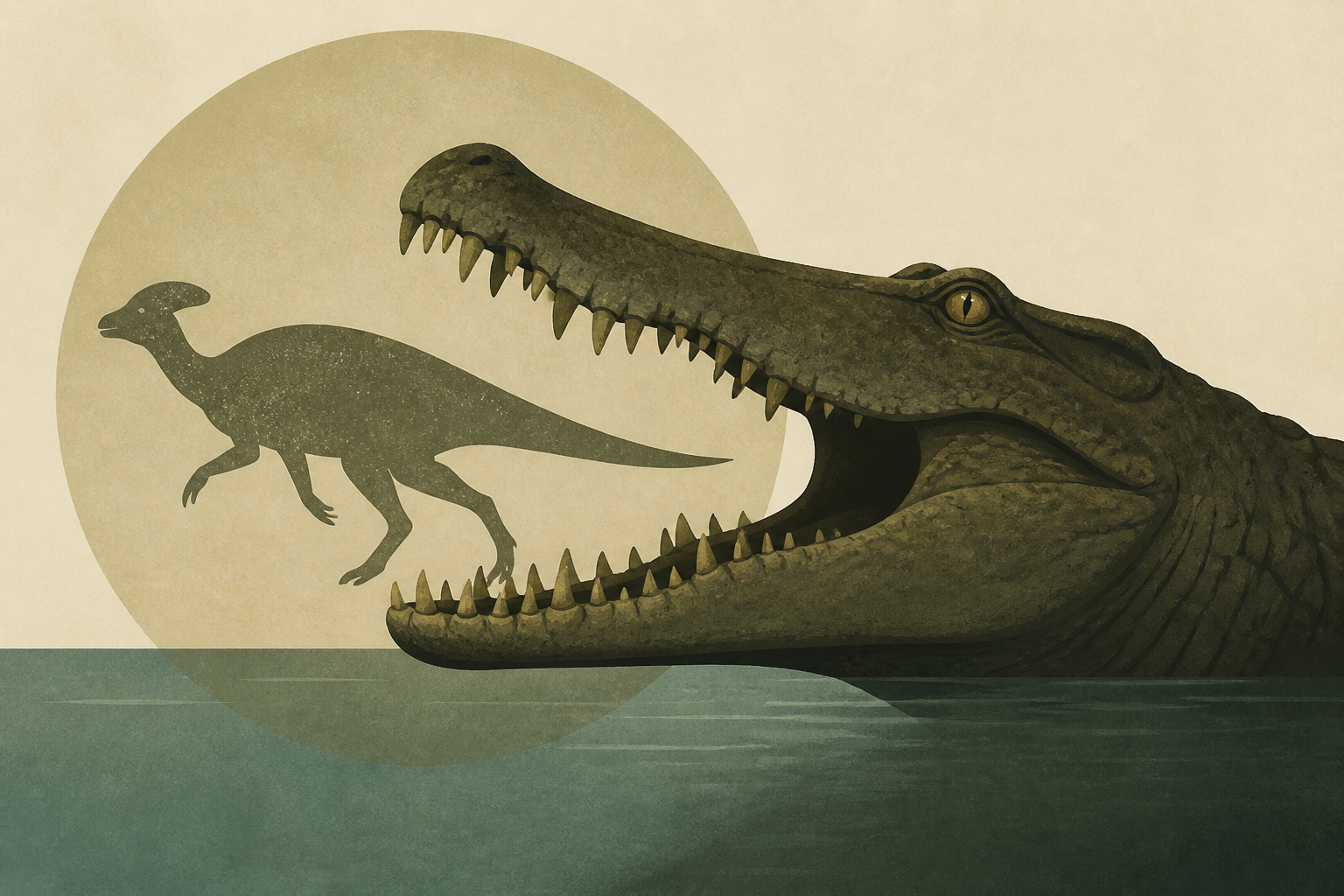 Massive Prehistoric Crocodylians Took a Brutal Approach to Hunting