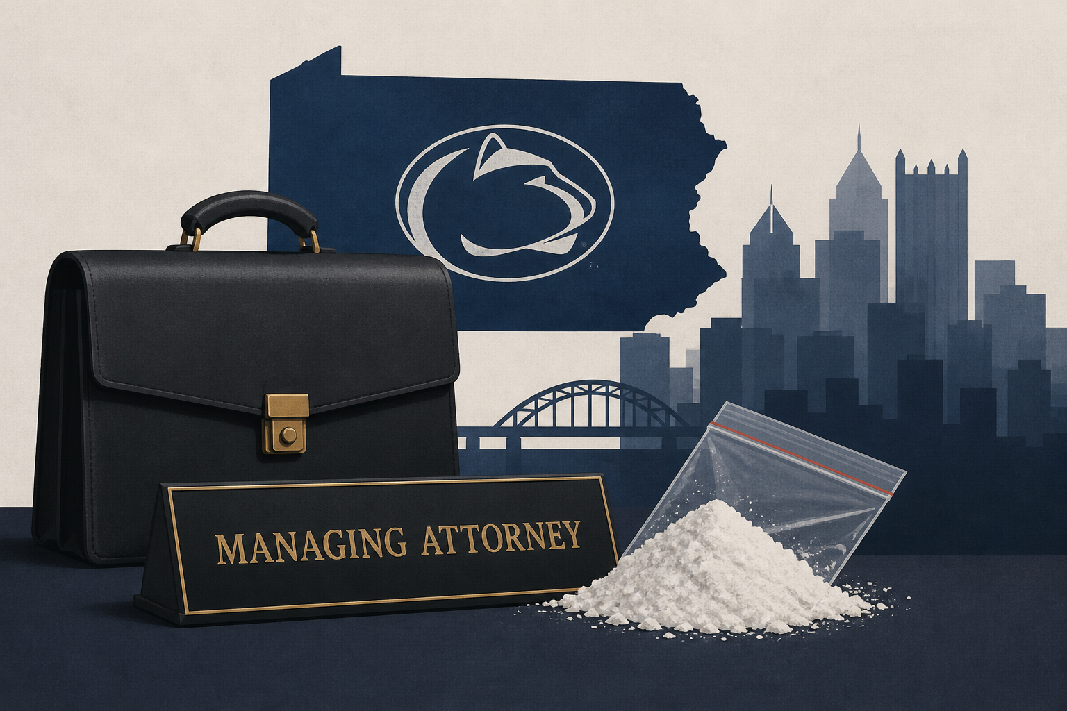 Dad charged in alleged Penn State cocaine ring is managing attorney in Pittsburgh