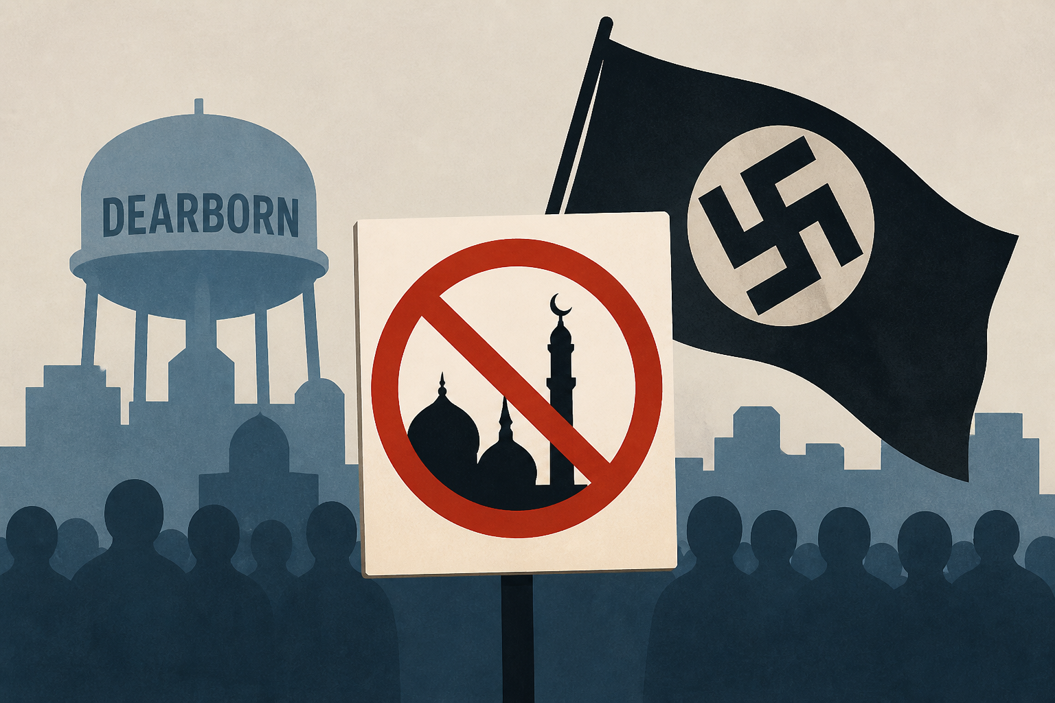 Chaos breaks out in Dearborn as anti-Islam protest draws Nazis sympathizers, large demonstration