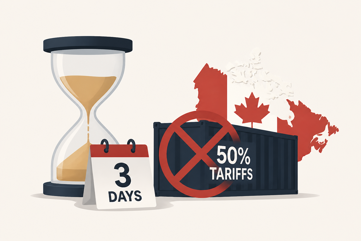 Trump pauses 50% tariffs on Canada for 3 days