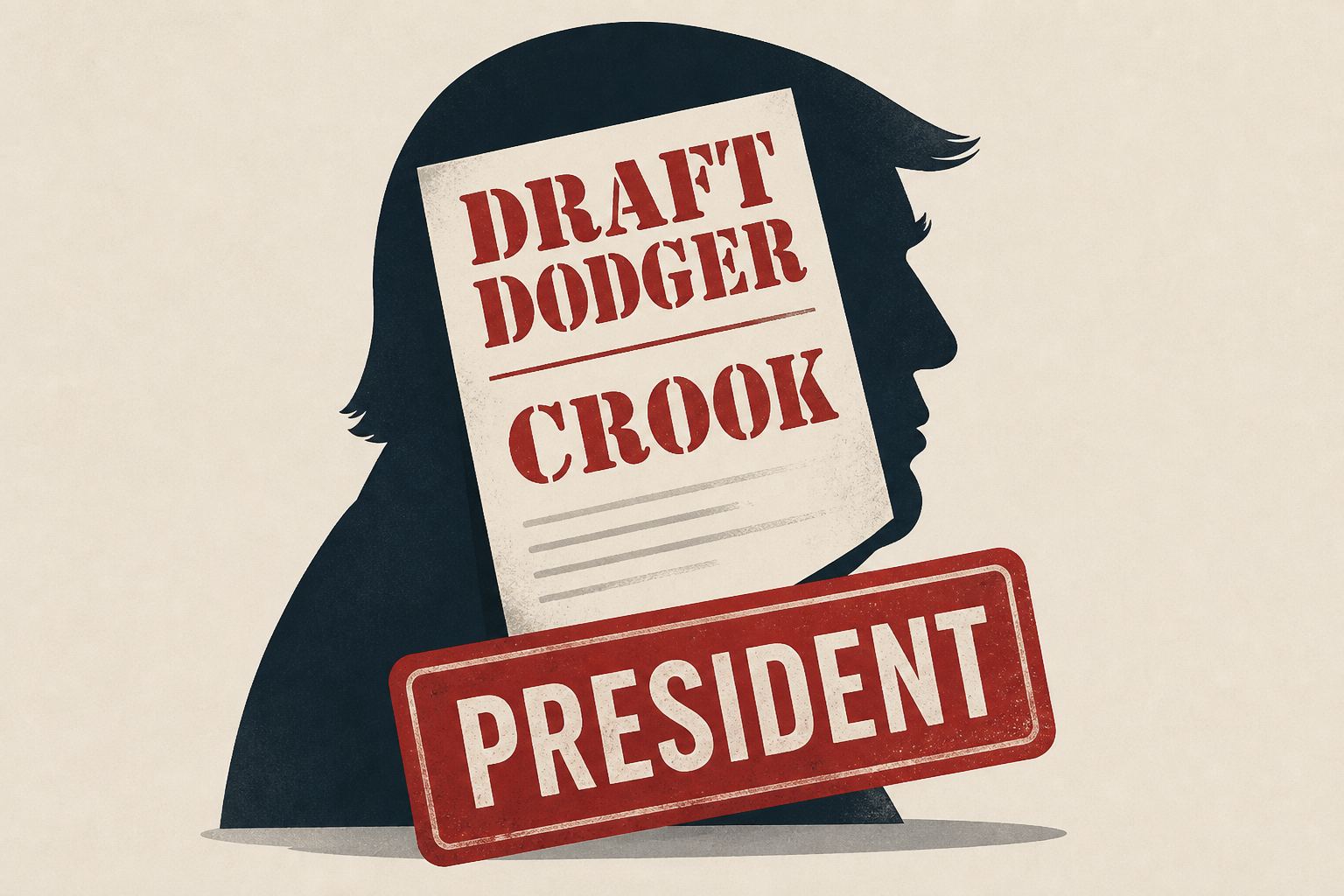 US senator Jon Ossoff condemns Trump as ‘draft-dodging, crook president’